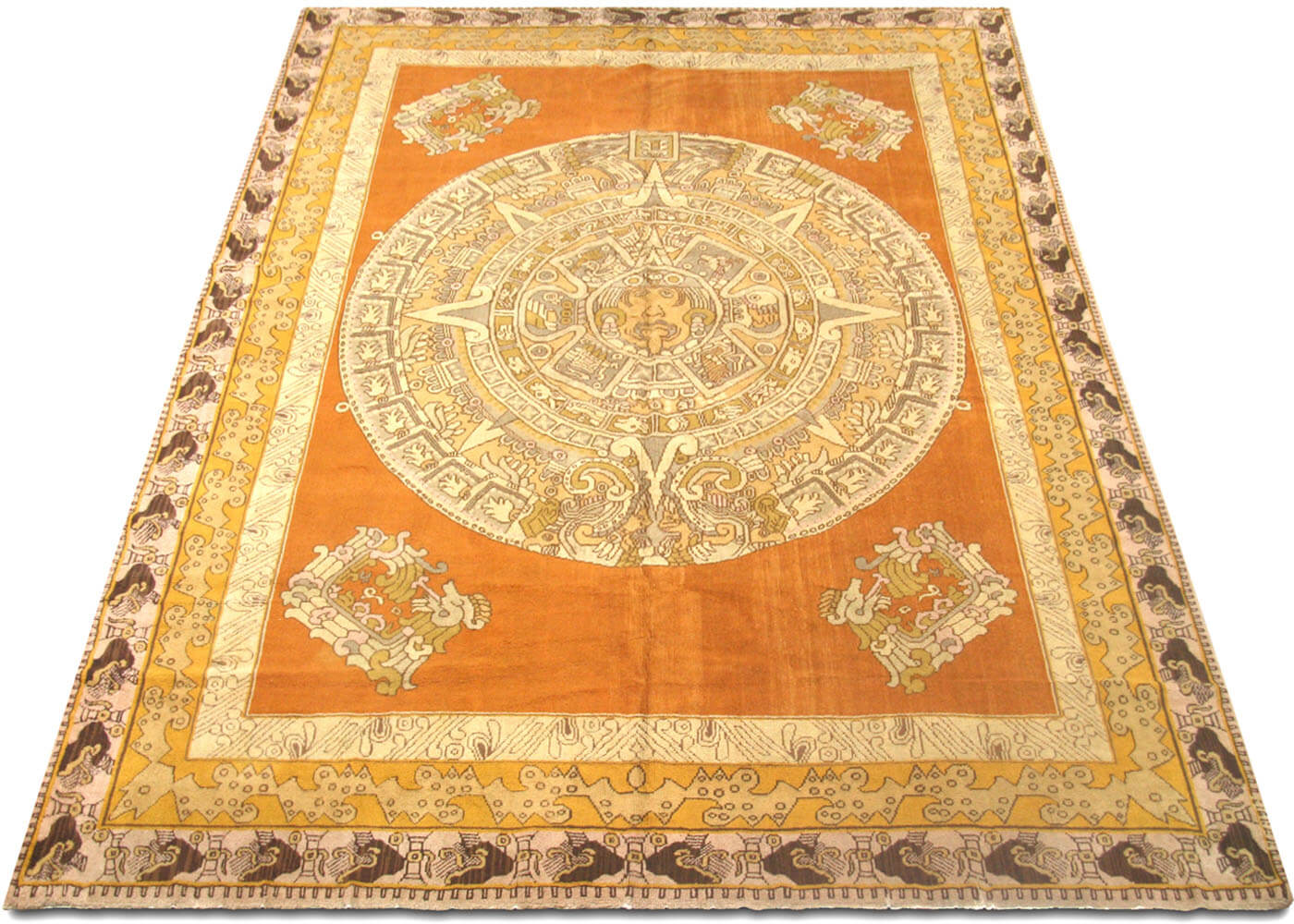 Vintage Turkish Oushak Rug - 8'7" x 11'10" - 140199