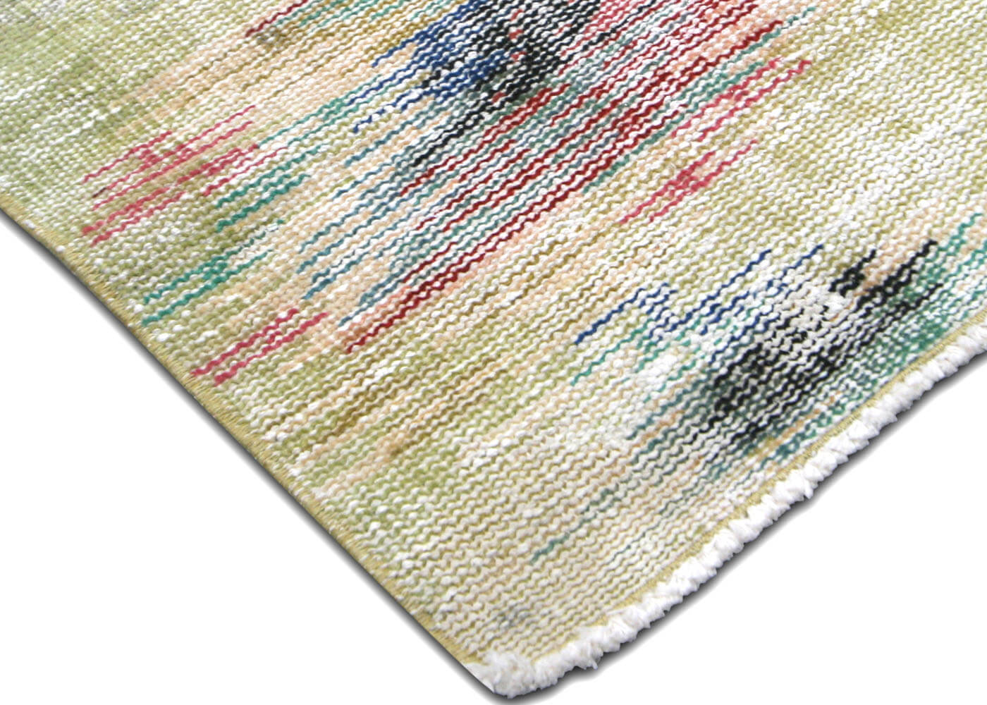 Vintage Turkish Mid-Century-Modern Rug - 5'9" x 8'8" - 140200