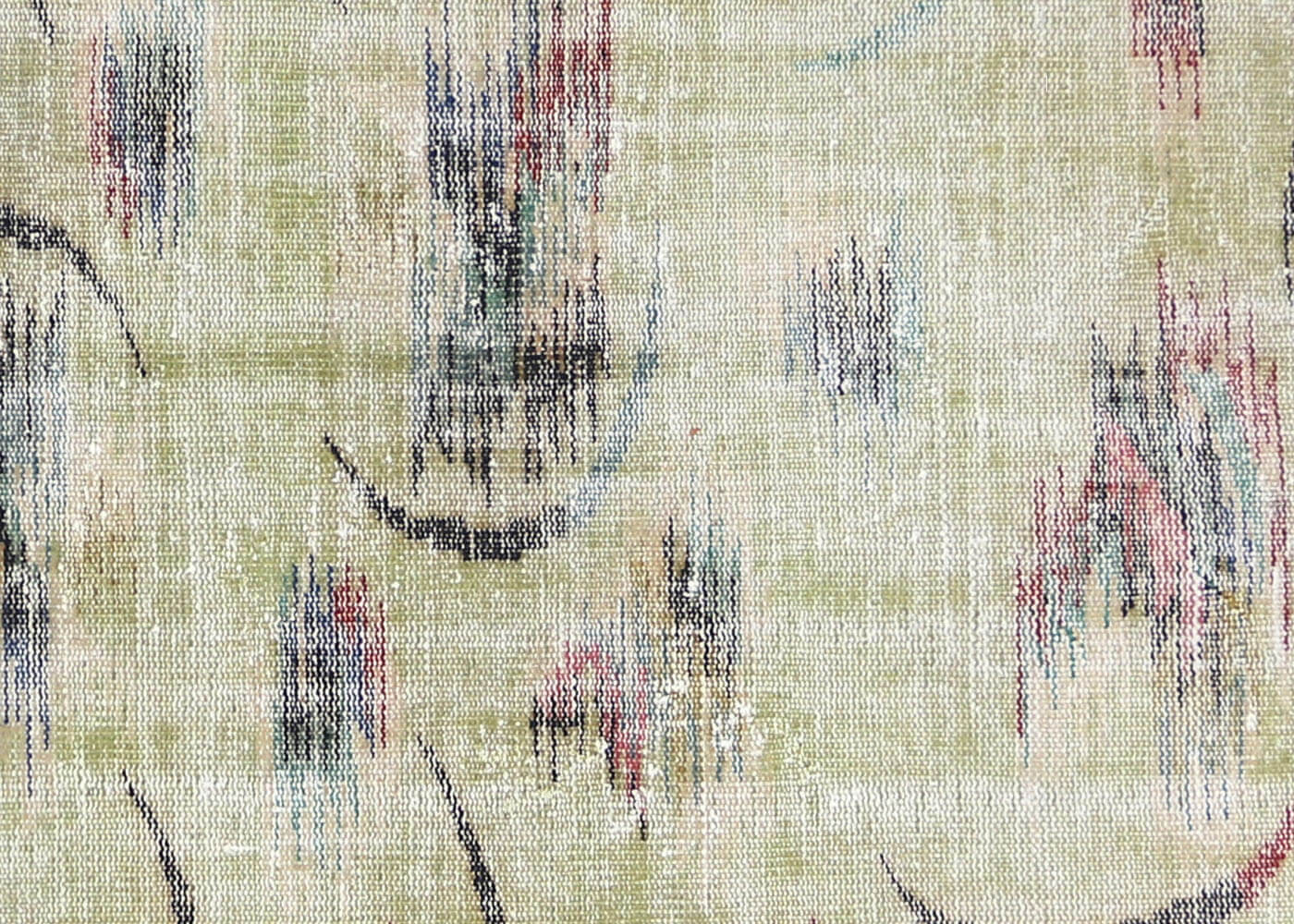 Vintage Turkish Mid-Century-Modern Rug - 5'9" x 8'8" - 140200
