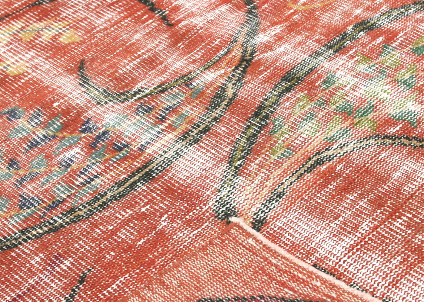 Vintage Turkish Mid-Century-Modern Rug - 4'9" x 7'2" - 140208