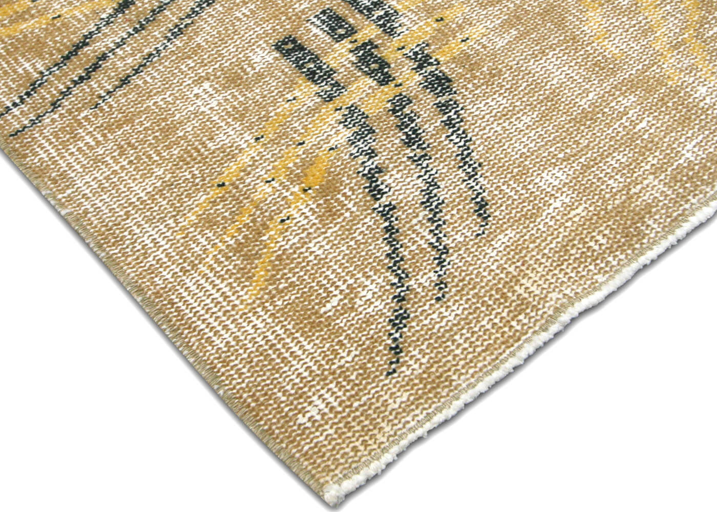 Vintage Turkish Mid-Century-Modern Rug - 6' x 10' - 140209