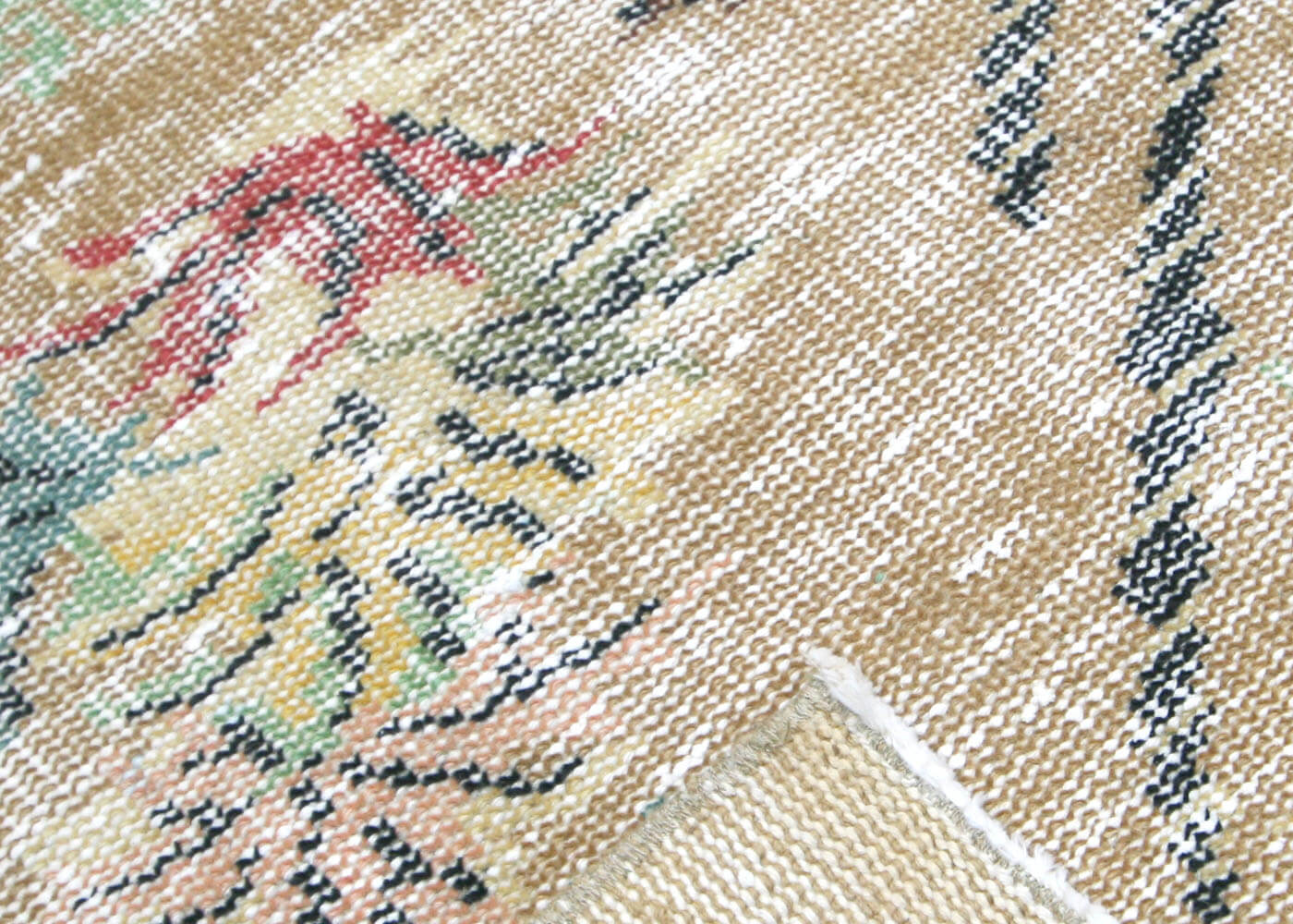 Vintage Turkish Mid-Century-Modern Rug - 6' x 10' - 140209