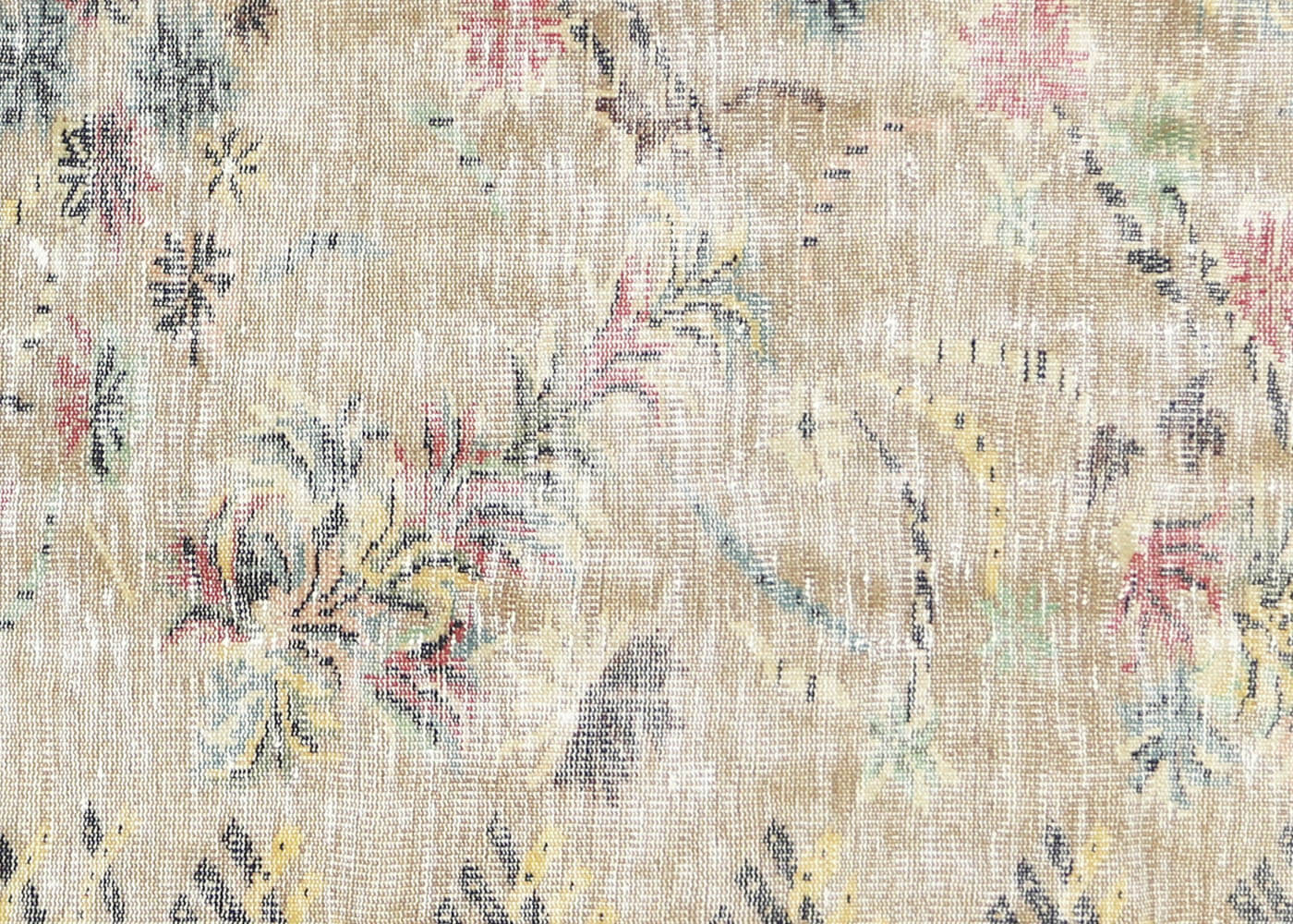 Vintage Turkish Mid-Century-Modern Rug - 6' x 10' - 140209