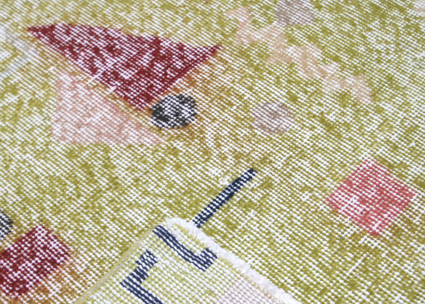 Vintage Turkish Mid-Century-Modern Rug - 6'6" x 10'1" - 140213
