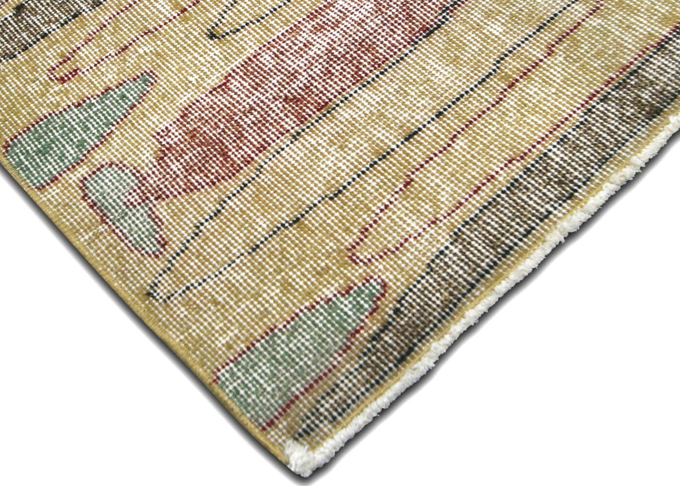 Vintage Turkish Mid-Century-Modern Rug - 6'10" x 10'4" - 140215