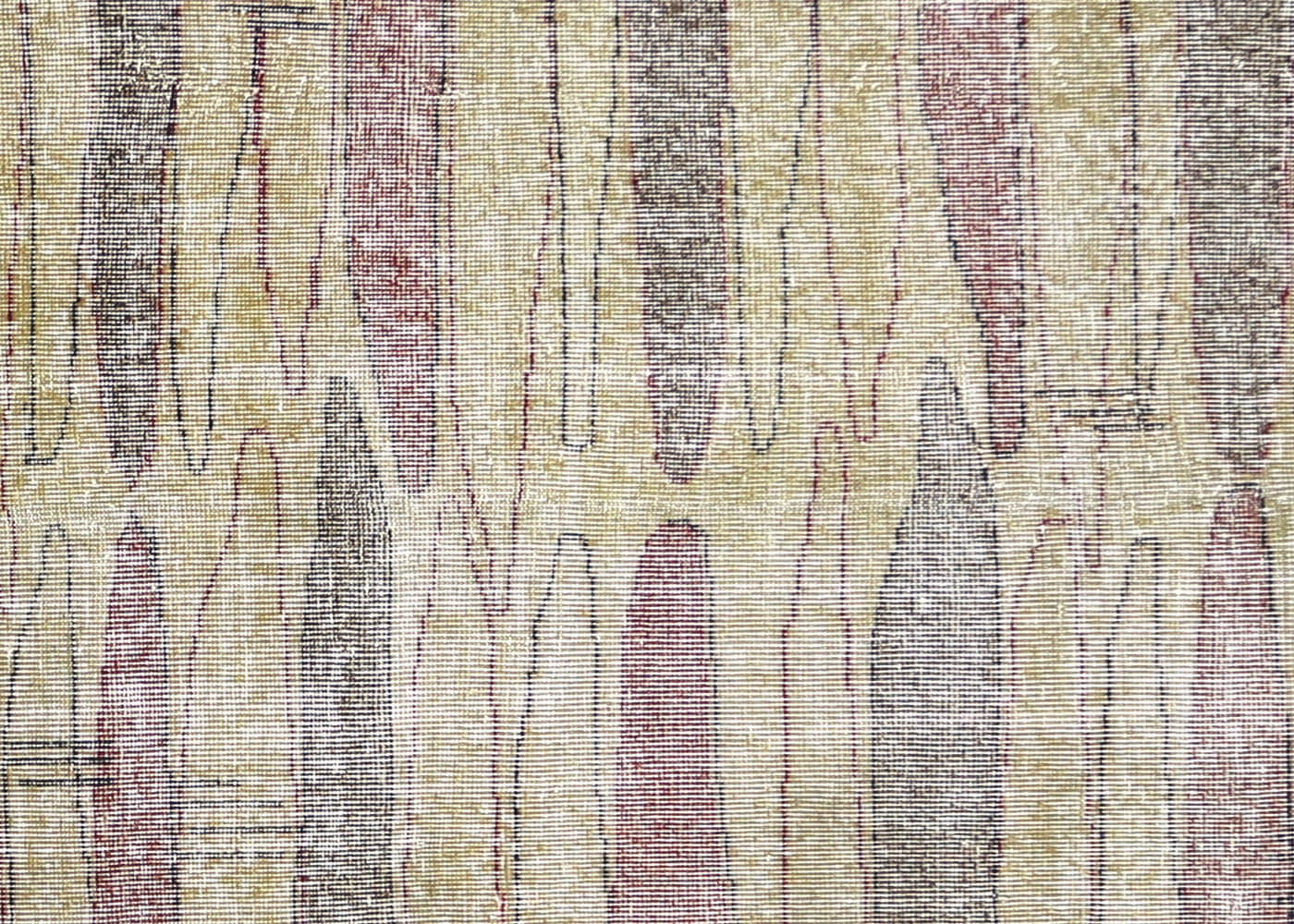 Vintage Turkish Mid-Century-Modern Rug - 6'10" x 10'4" - 140215