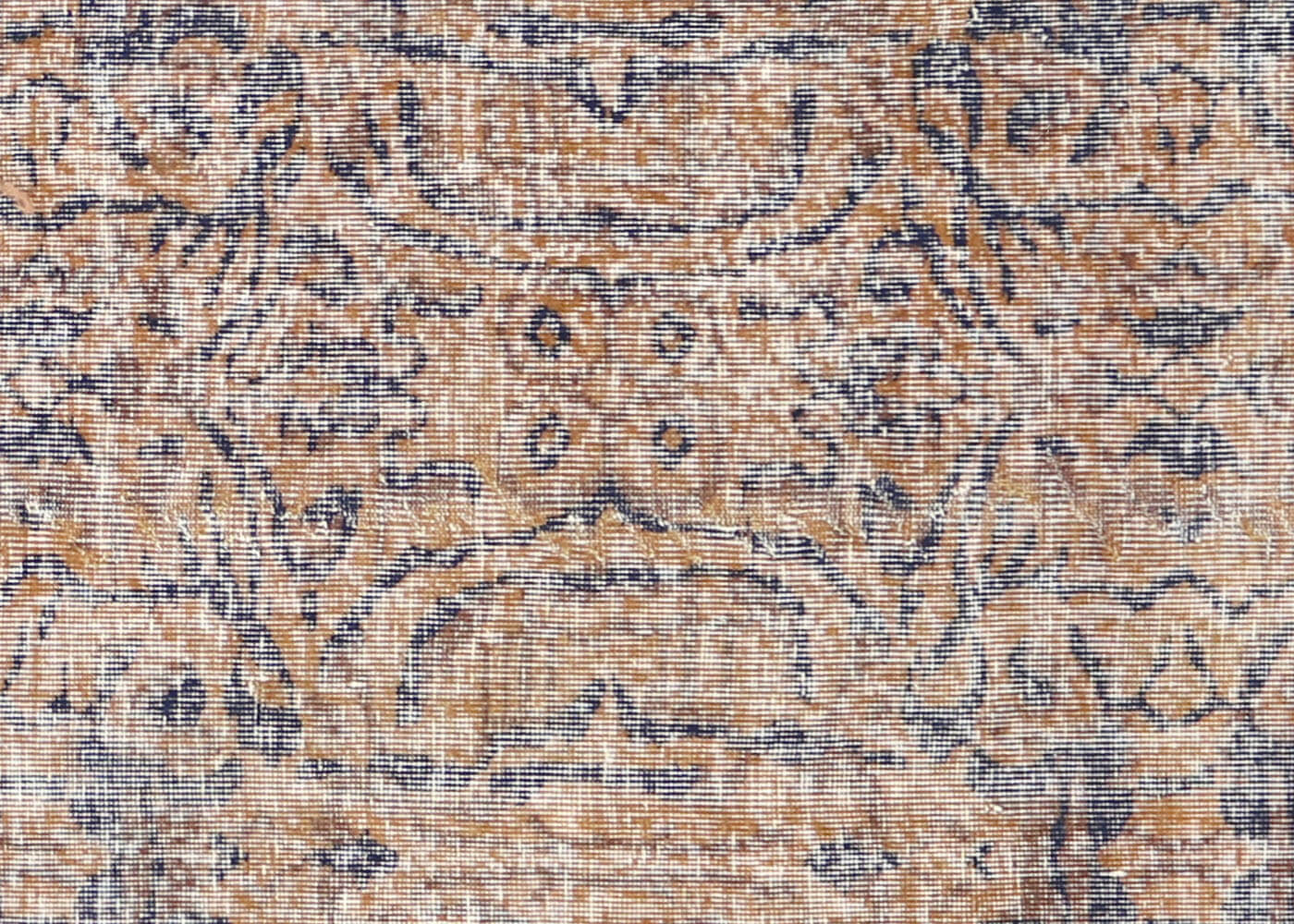 Vintage Turkish Mid-Century-Modern Rug - 6'9" x 9'6" - 140219