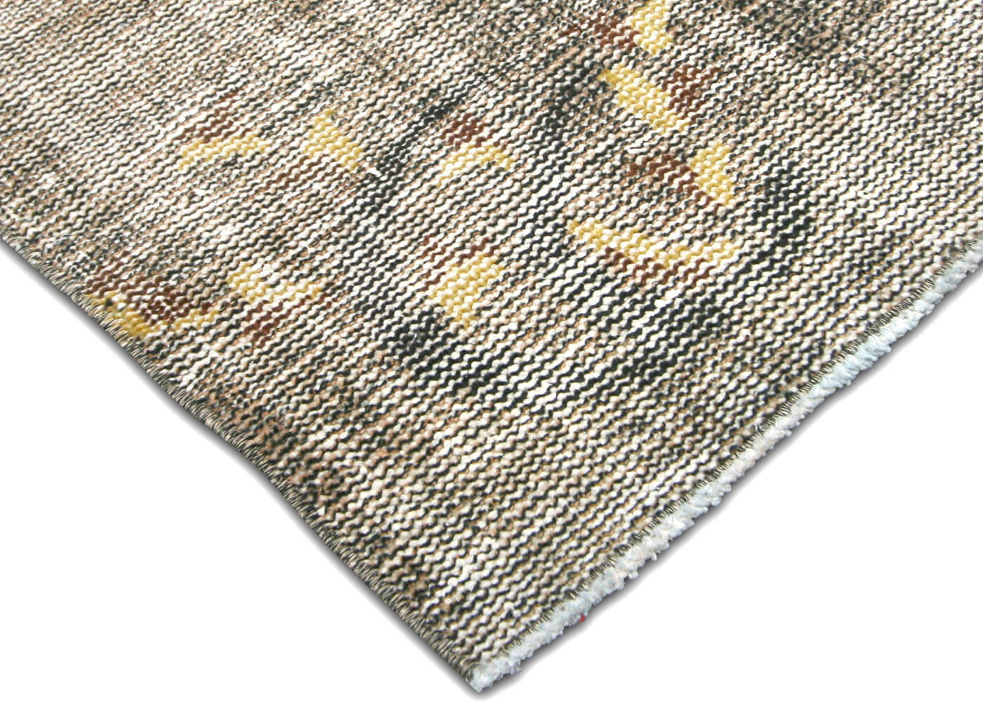 Vintage Turkish Mid-Century-Modern Rug - 6'2" x 9'3" - 140220