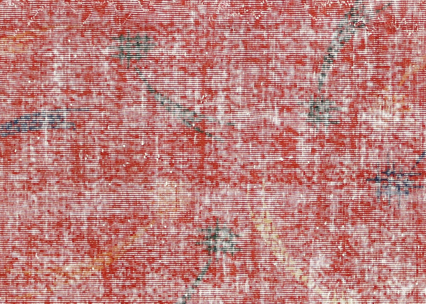 Vintage Turkish Mid-Century-Modern Rug - 6'7" x 9'9" - 140234
