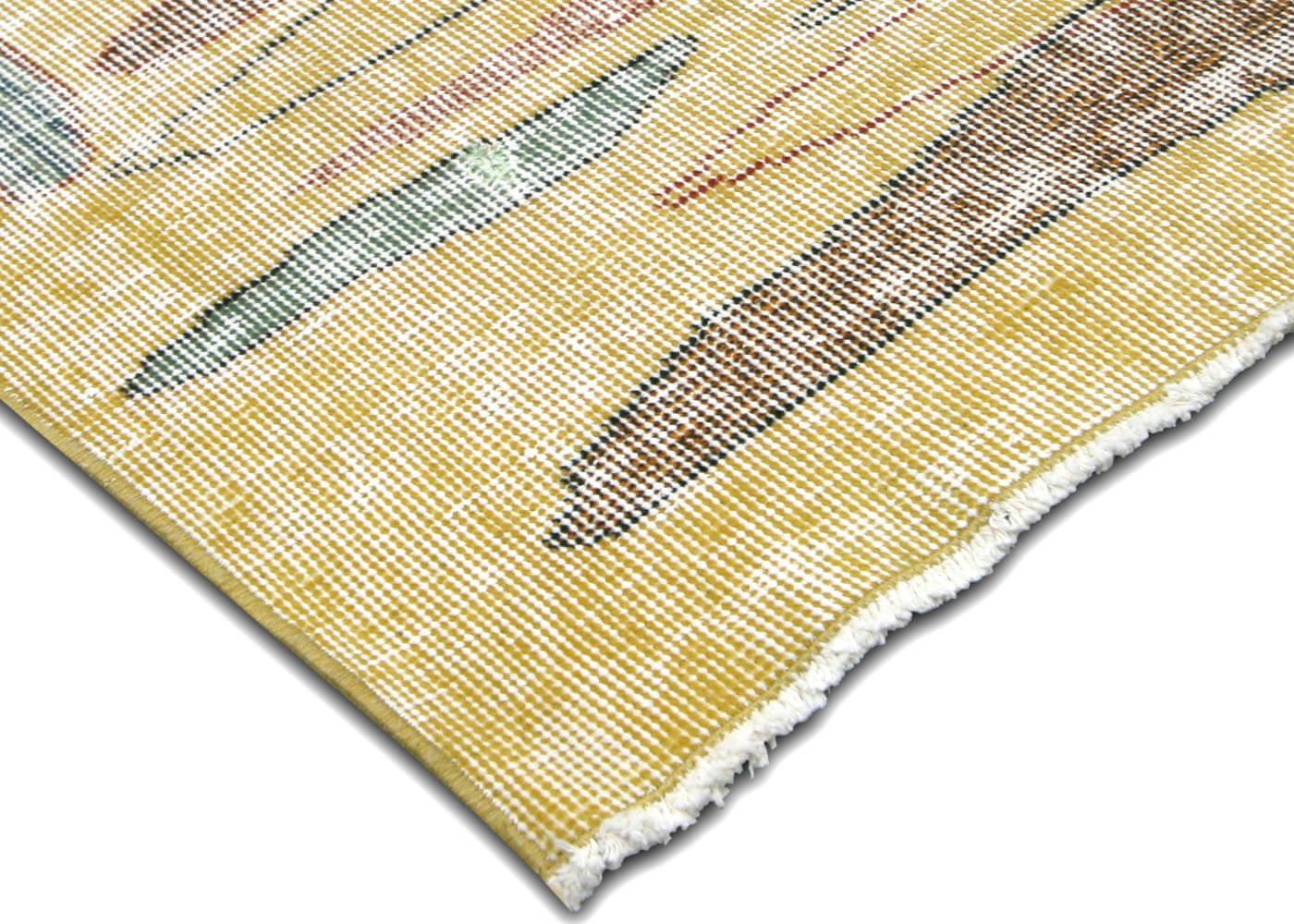 Vintage Turkish Mid-Century-Modern Rug - 6'9" x 10' - 140235