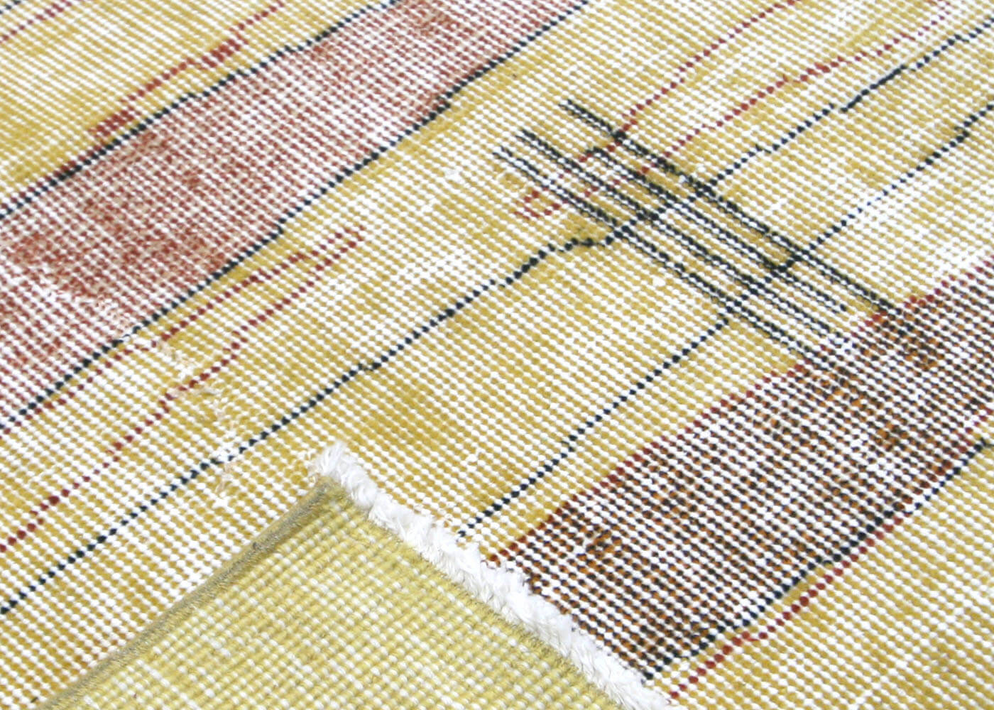 Vintage Turkish Mid-Century-Modern Rug - 6'9" x 10' - 140235