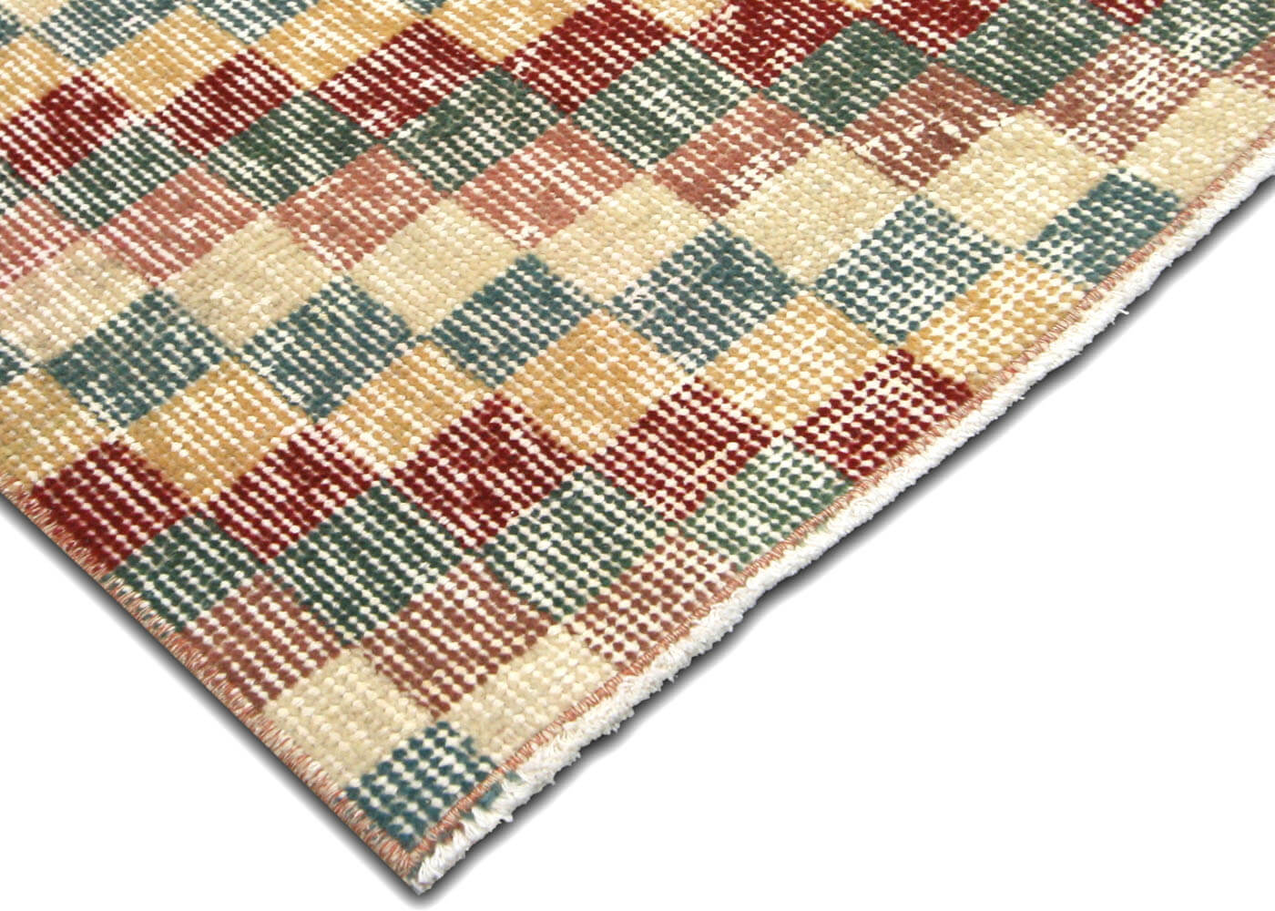 Vintage Turkish Mid-Century-Modern Runner - 2'10" x 7'6" - 140241