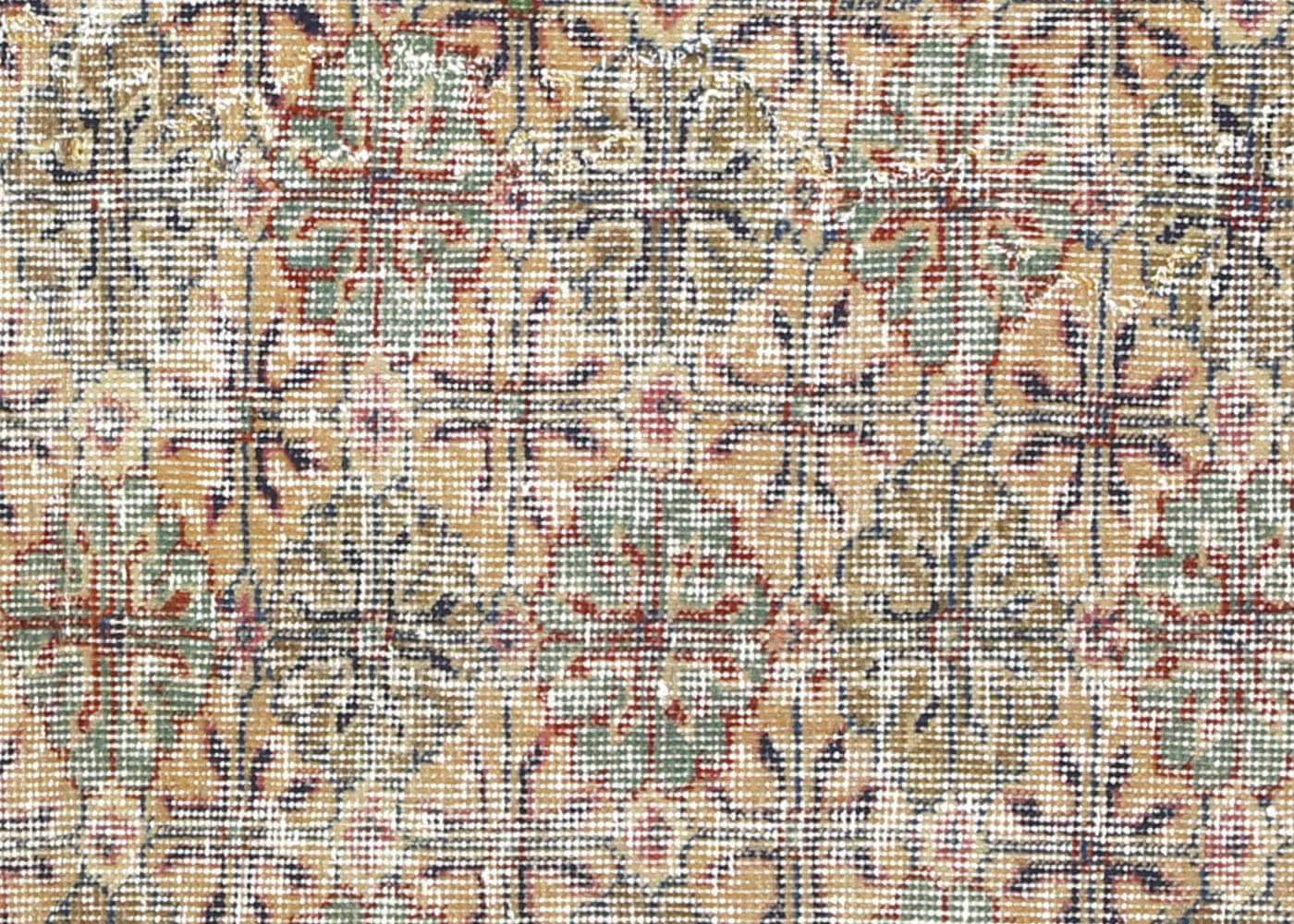 Vintage Turkish Mid-Century-Modern Rug - 3'9" x 6'1" - 140248