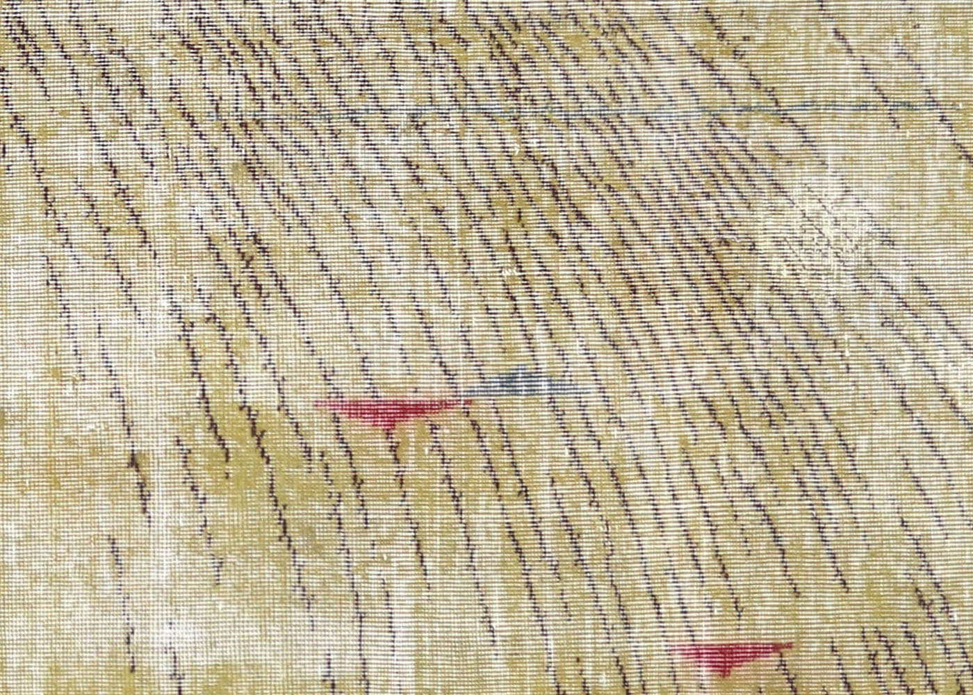 Vintage Turkish Mid-Century-Modern Rug - 6'4" x 9'9" - 140255