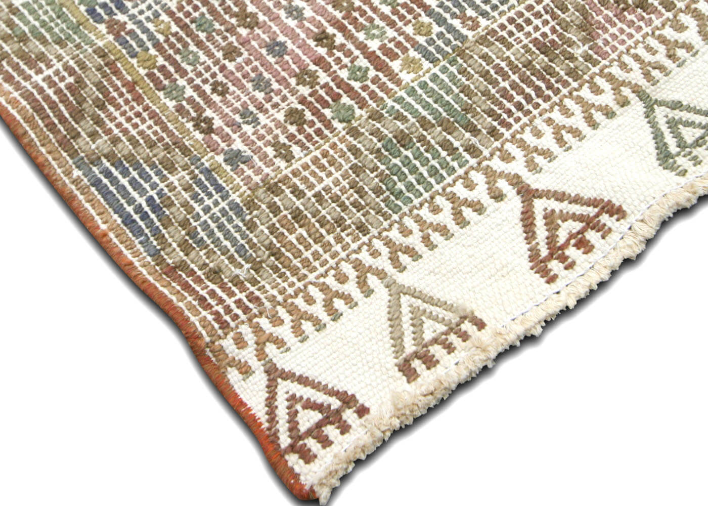Vintage Turkish Kilim - 6'10" x 10'8" - 140288