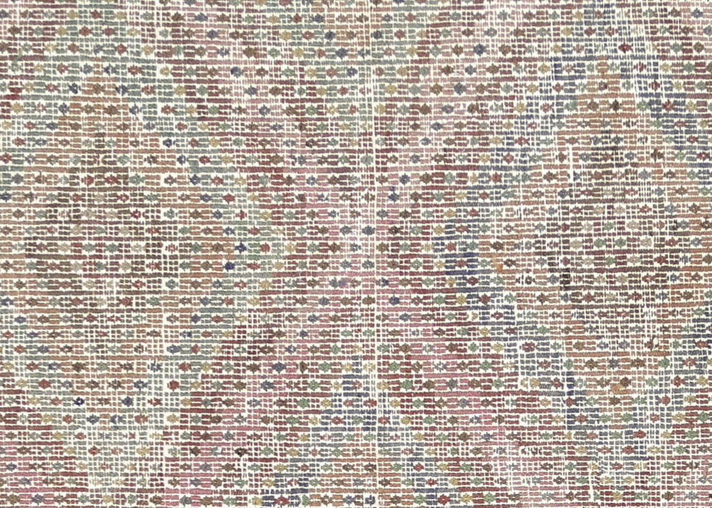 Vintage Turkish Kilim - 6'10" x 10'8" - 140288