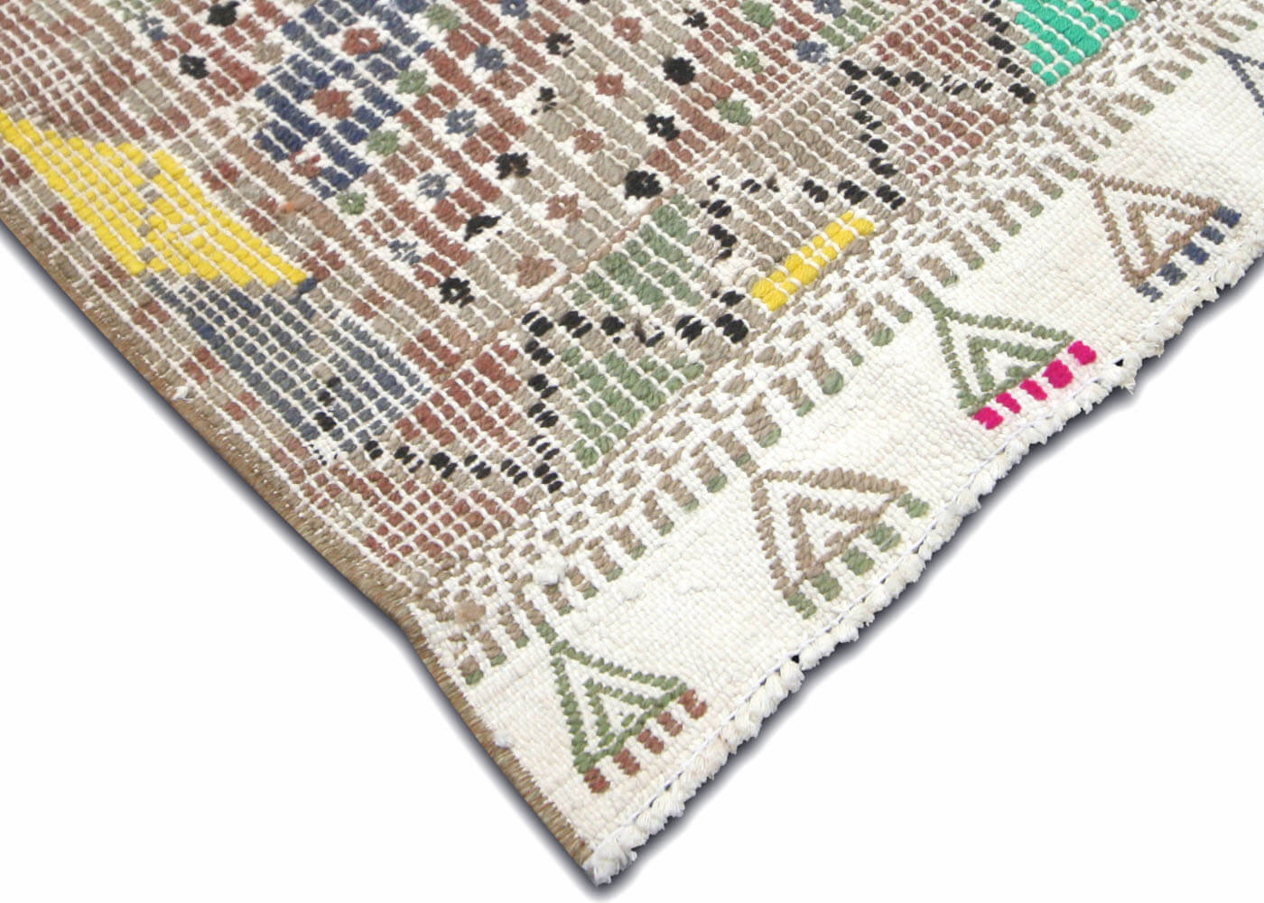 Vintage Turkish Kilim - 6'4" x 8'11" - 140292