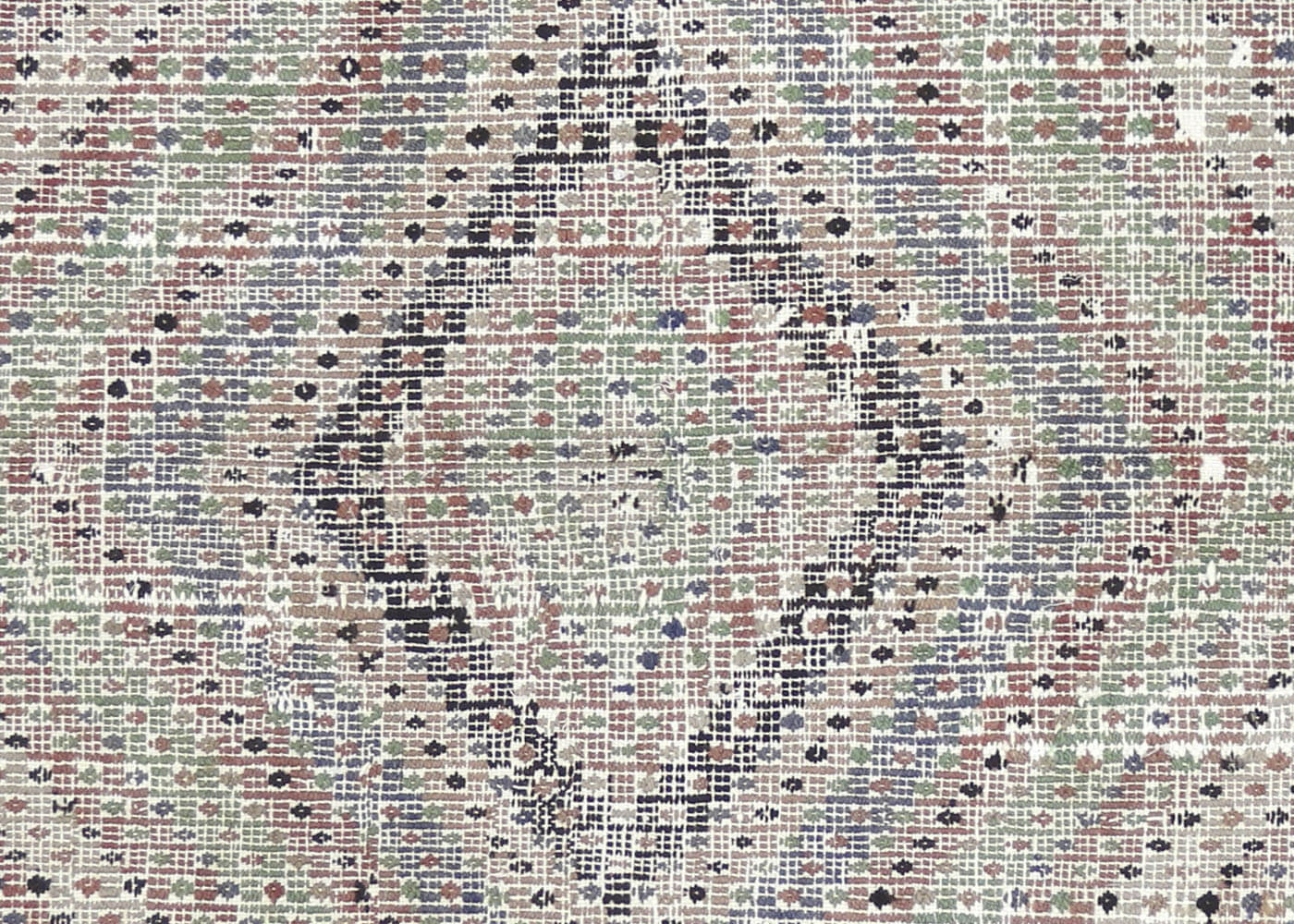 Vintage Turkish Kilim - 6'4" x 8'11" - 140292
