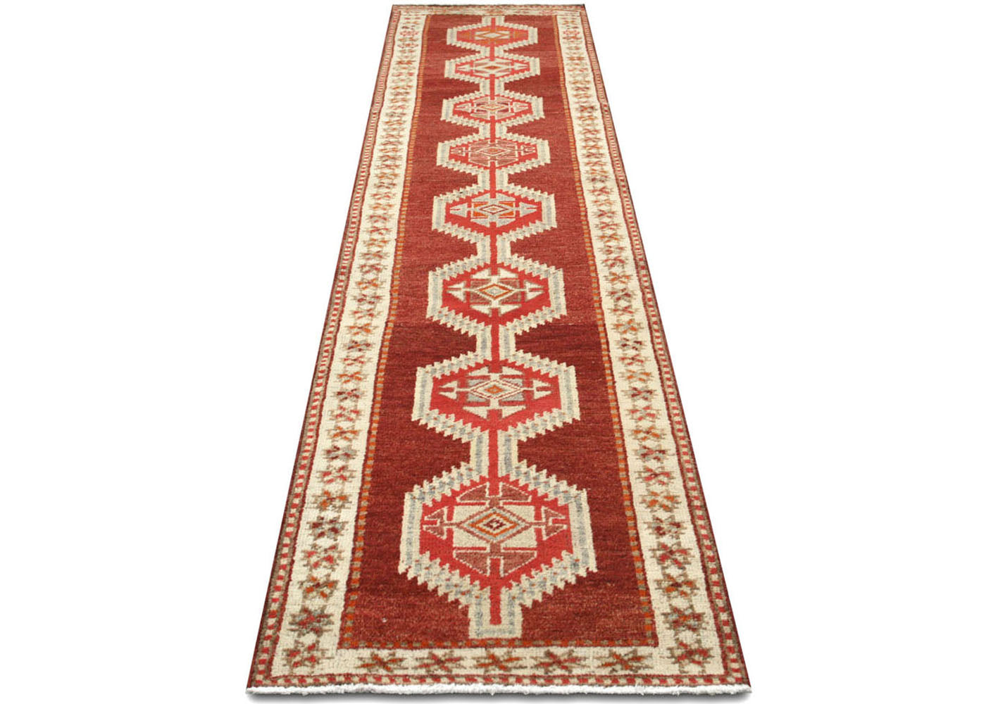 Vintage Turkish Oushak Runner - 2'9" x 11'11" - 140307