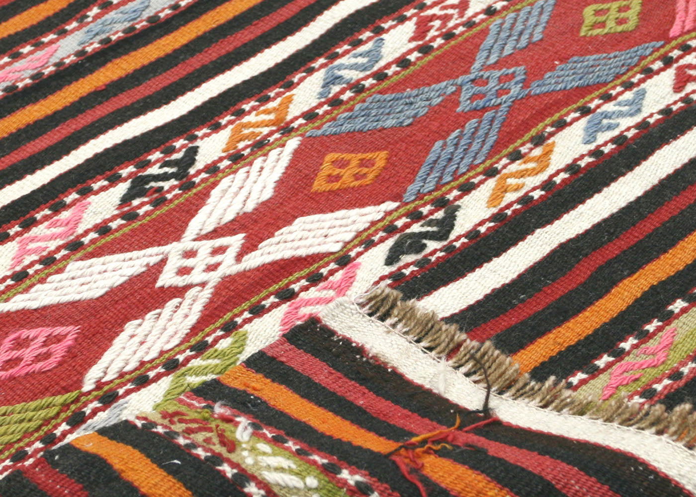 Vintage Turkish Kilim - 4'10" x 7'2" - 140312