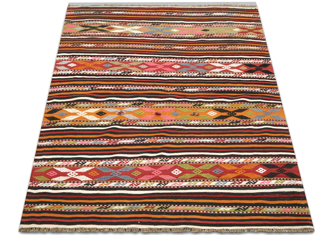 Vintage Turkish Kilim - 4'10" x 7'2" - 140312