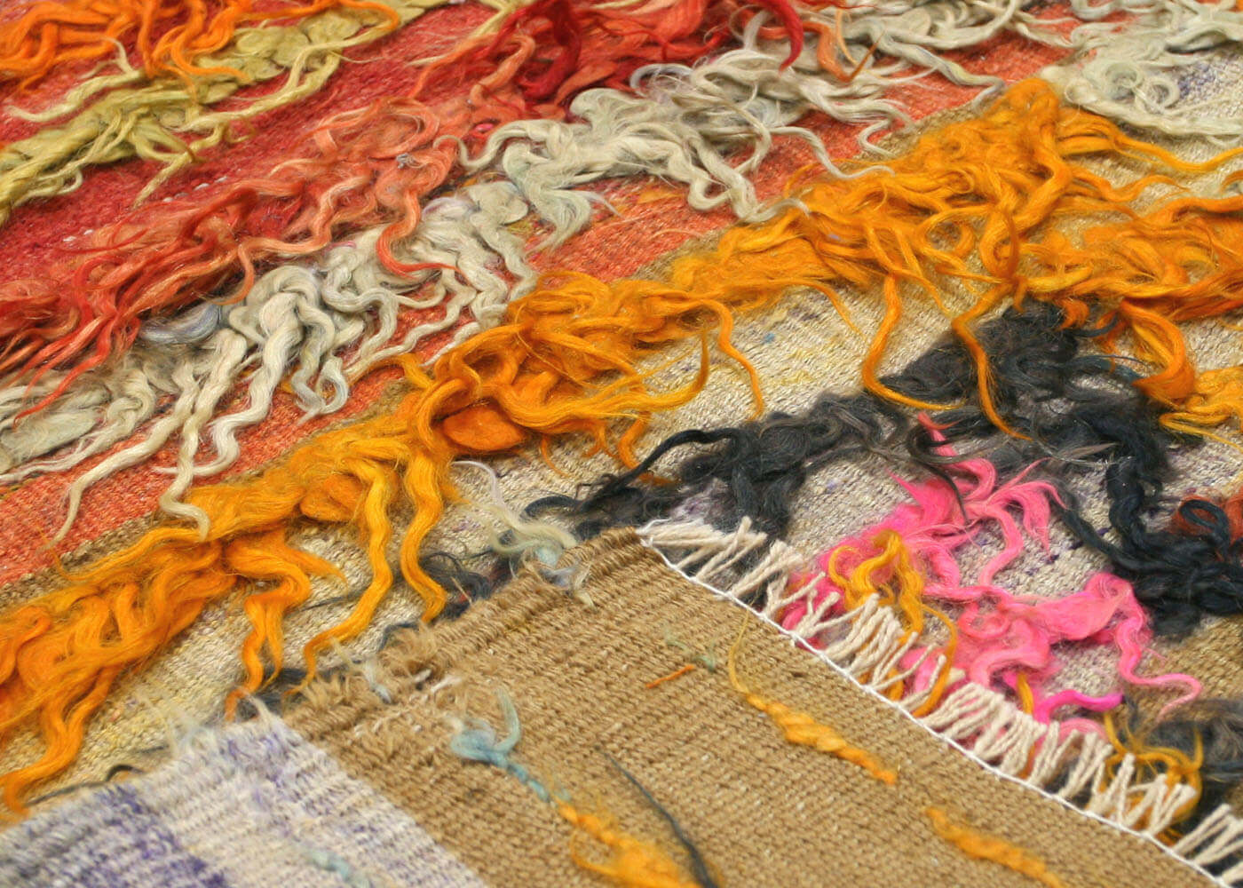 Vintage Turkish Tulu Rug - 3'9" x 3'8" - 140318