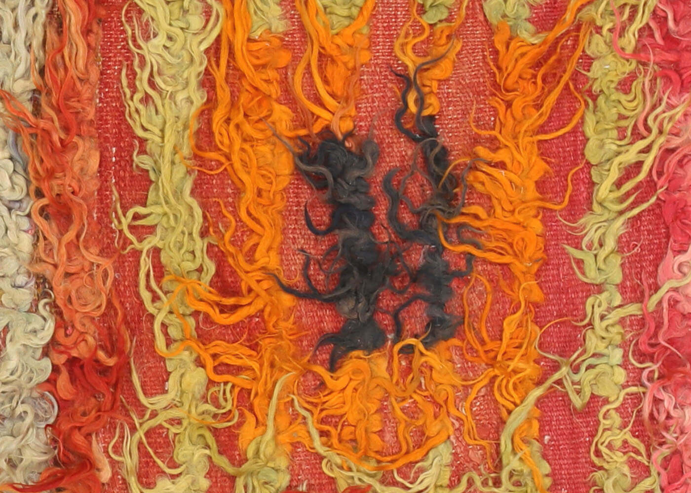 Vintage Turkish Tulu Rug - 3'9" x 3'8" - 140318