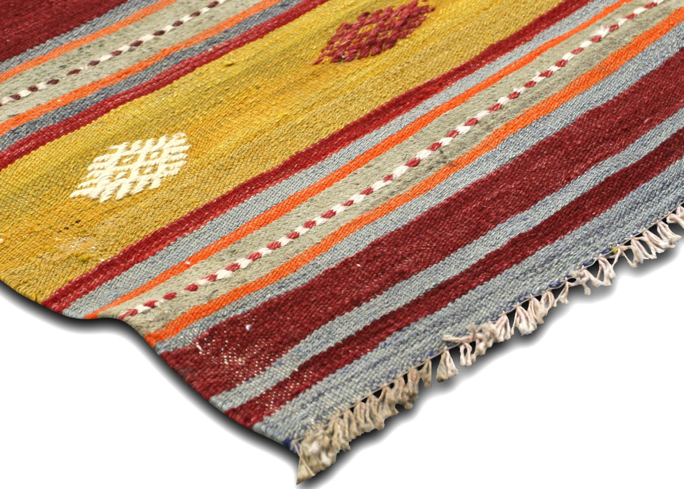 Vintage Turkish Kilim - 5'10" x 9'8" - 140343
