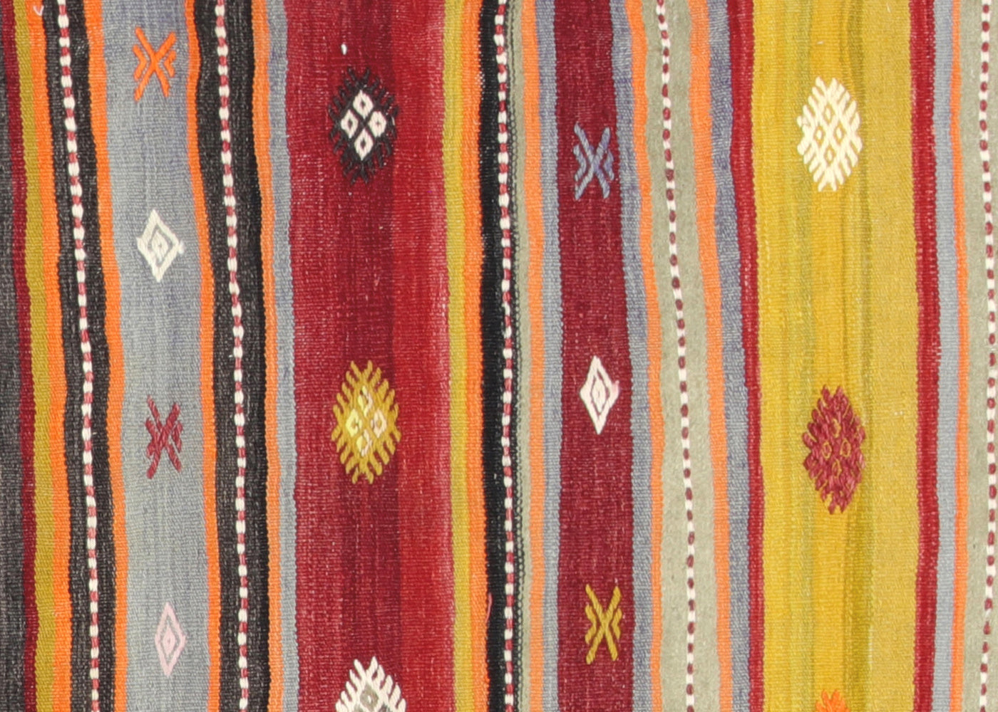 Vintage Turkish Kilim - 5'10" x 9'8" - 140343