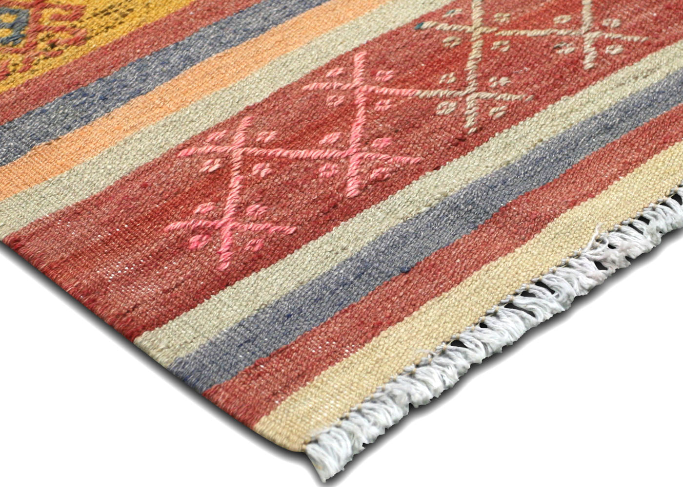 Vintage Turkish Kilim - 5' x 6'11" - 140349