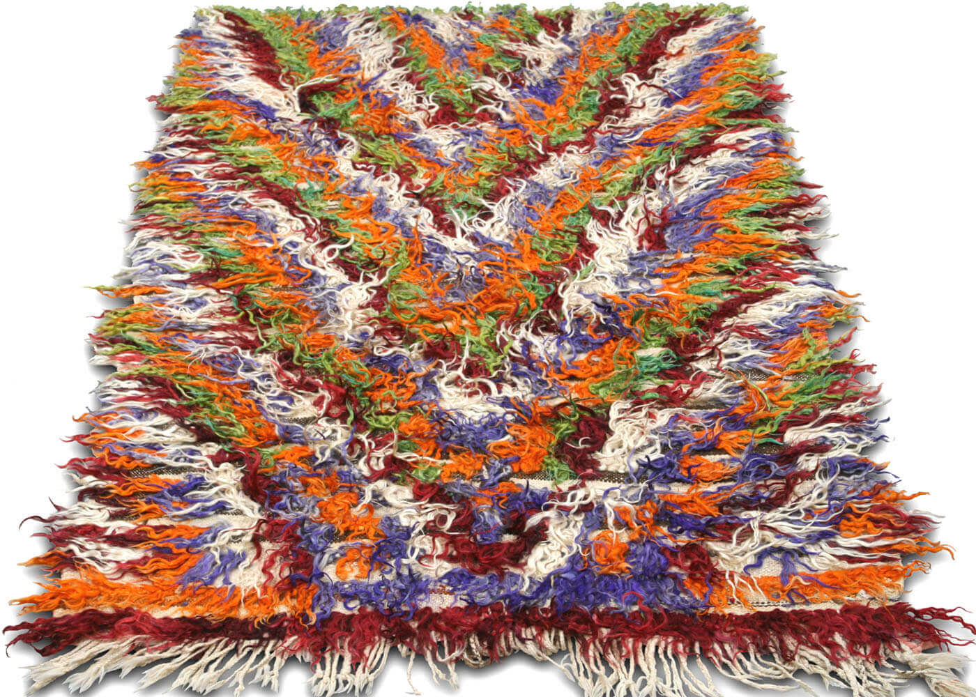 Vintage Turkish Tulu Rug - 3'11" x 7'1" - 140356
