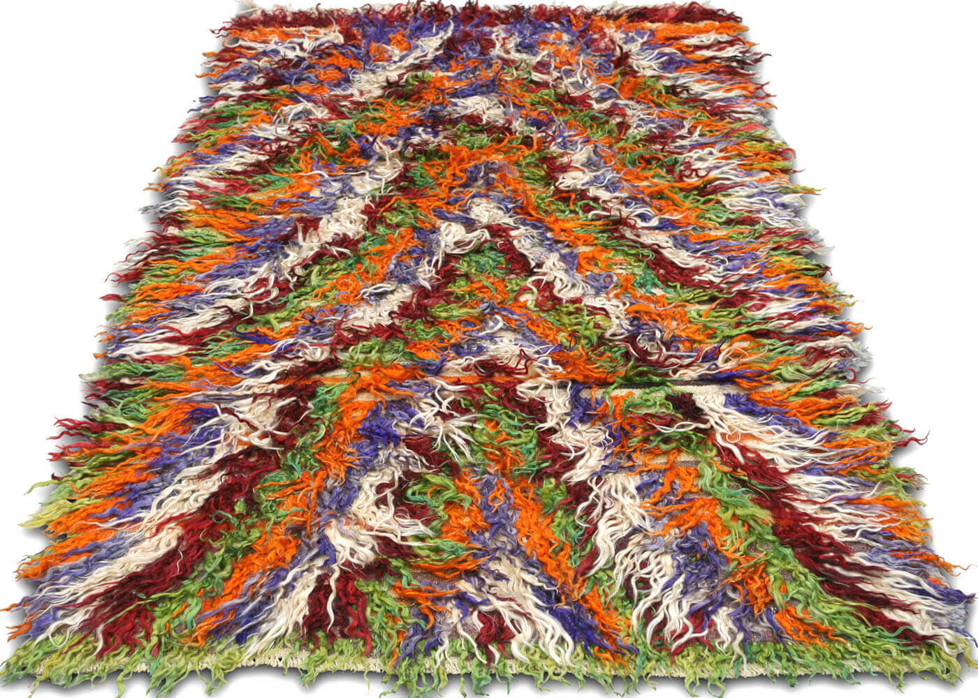 Vintage Turkish Tulu Rug - 3'11" x 7'1" - 140356