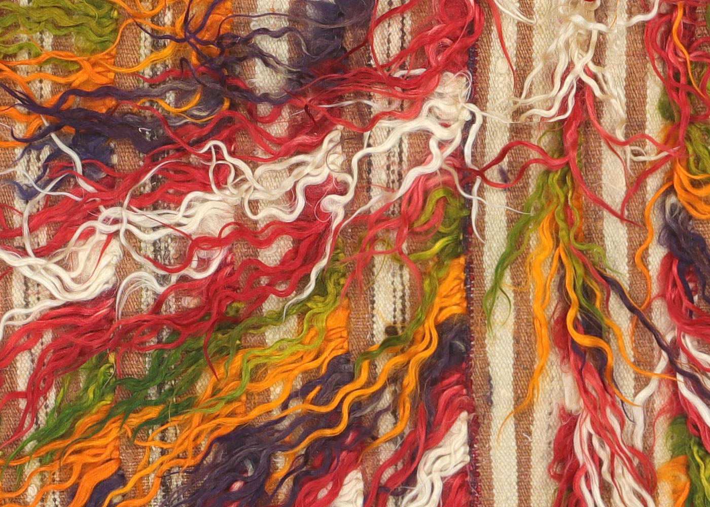 Vintage Turkish Tulu Rug - 2'7" x 3'10" - 140374
