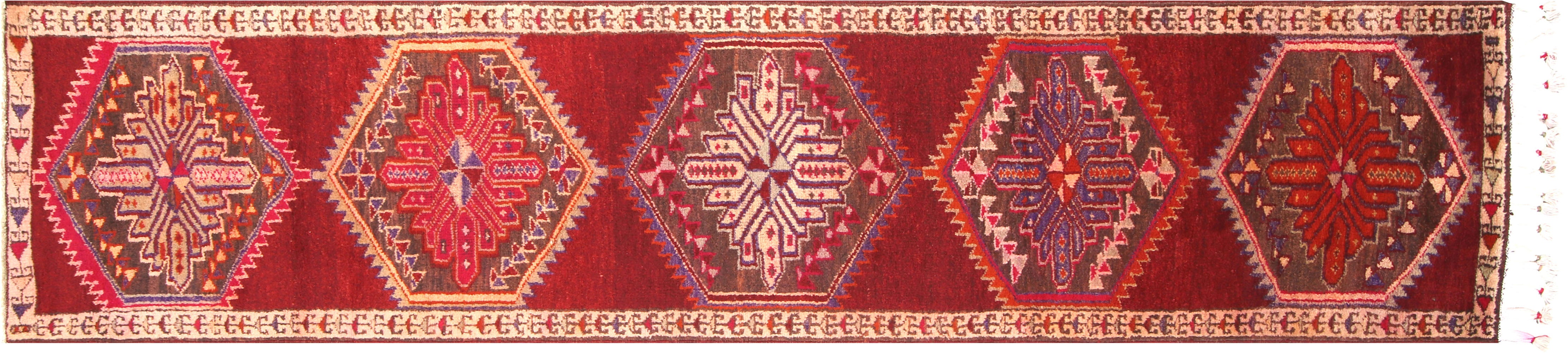 Vintage Turkish Oushak Runner - 2'11" x 12'5" - 140382