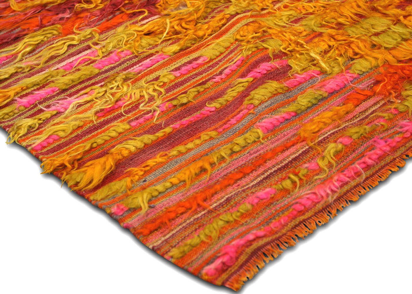 Vintage Turkish Tulu Rug - 3'11" x 5'10" - 140388