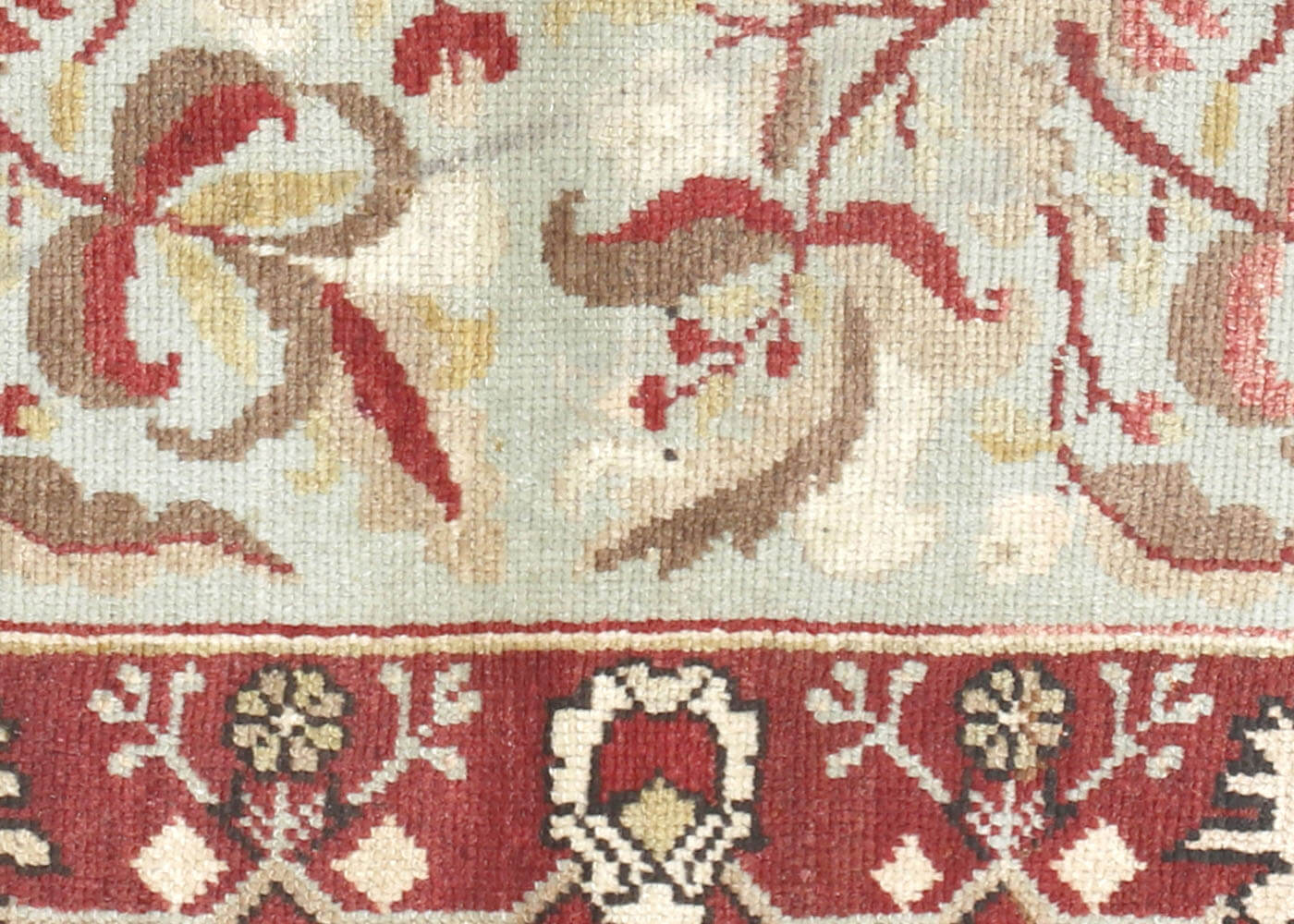 Vintage Turkish Oushak Rug - 3' x 6' - 140403