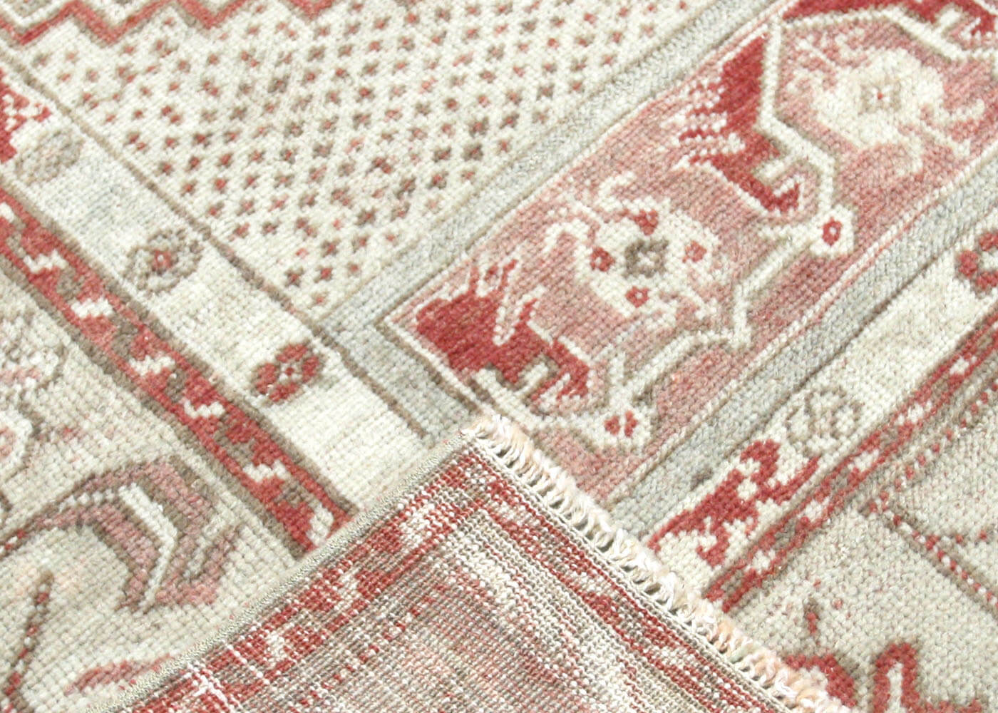 Vintage Turkish Oushak Rug - 3'2" x 5'1" - 140404