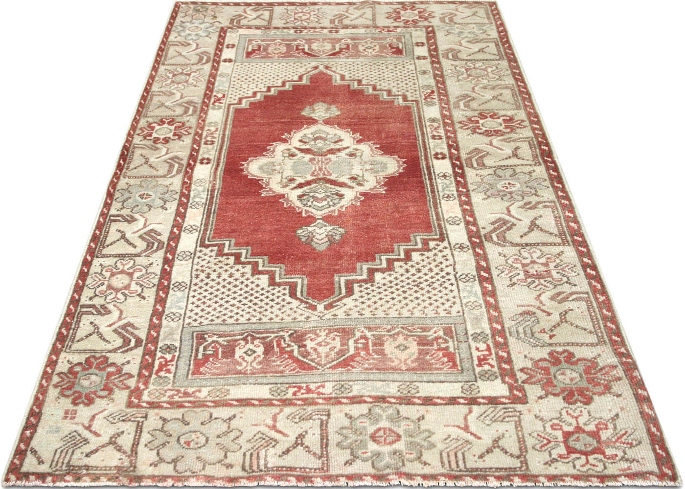 Vintage Turkish Oushak Rug - 3'2" x 5'1" - 140404