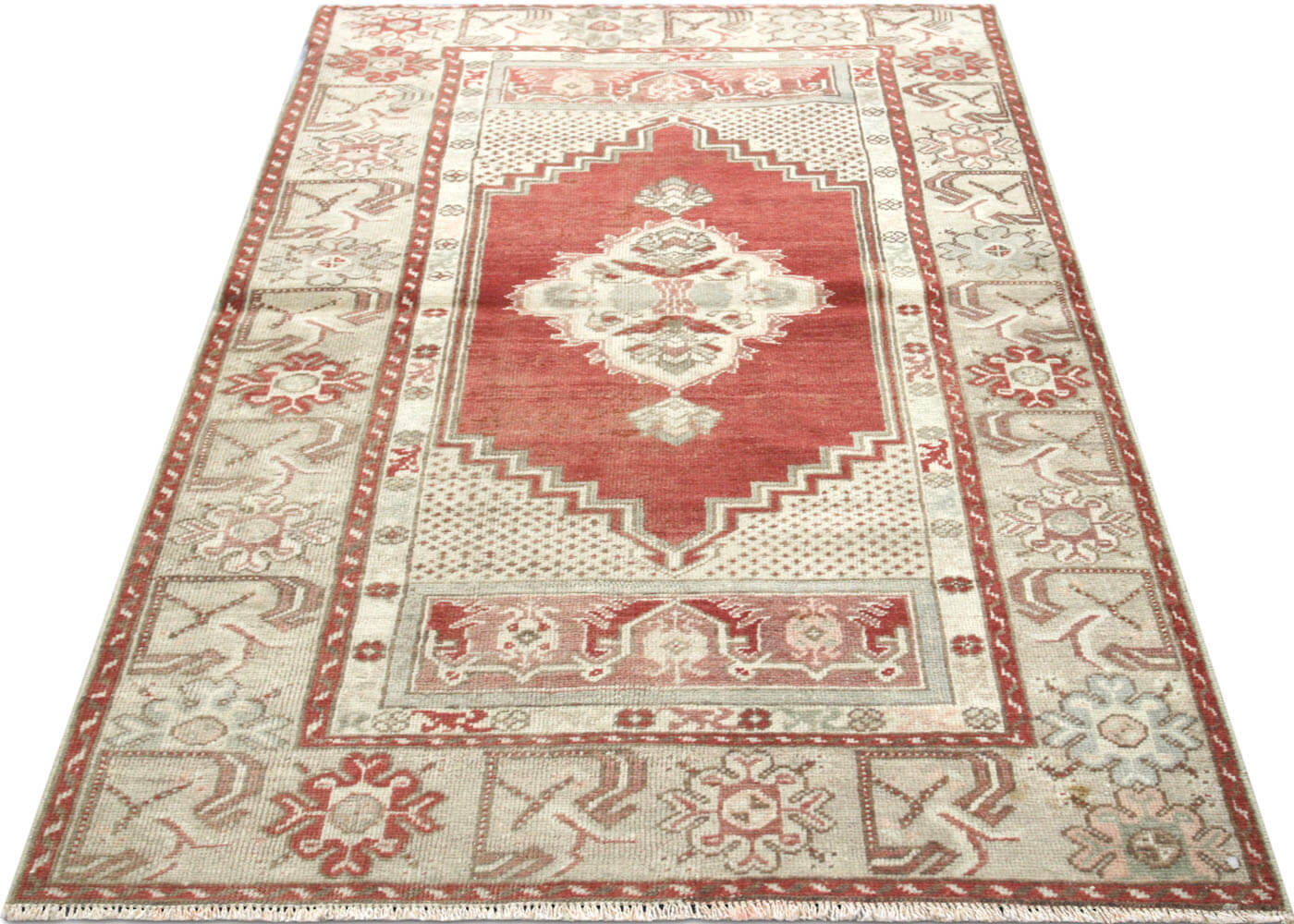 Vintage Turkish Oushak Rug - 3'2" x 5'1" - 140404