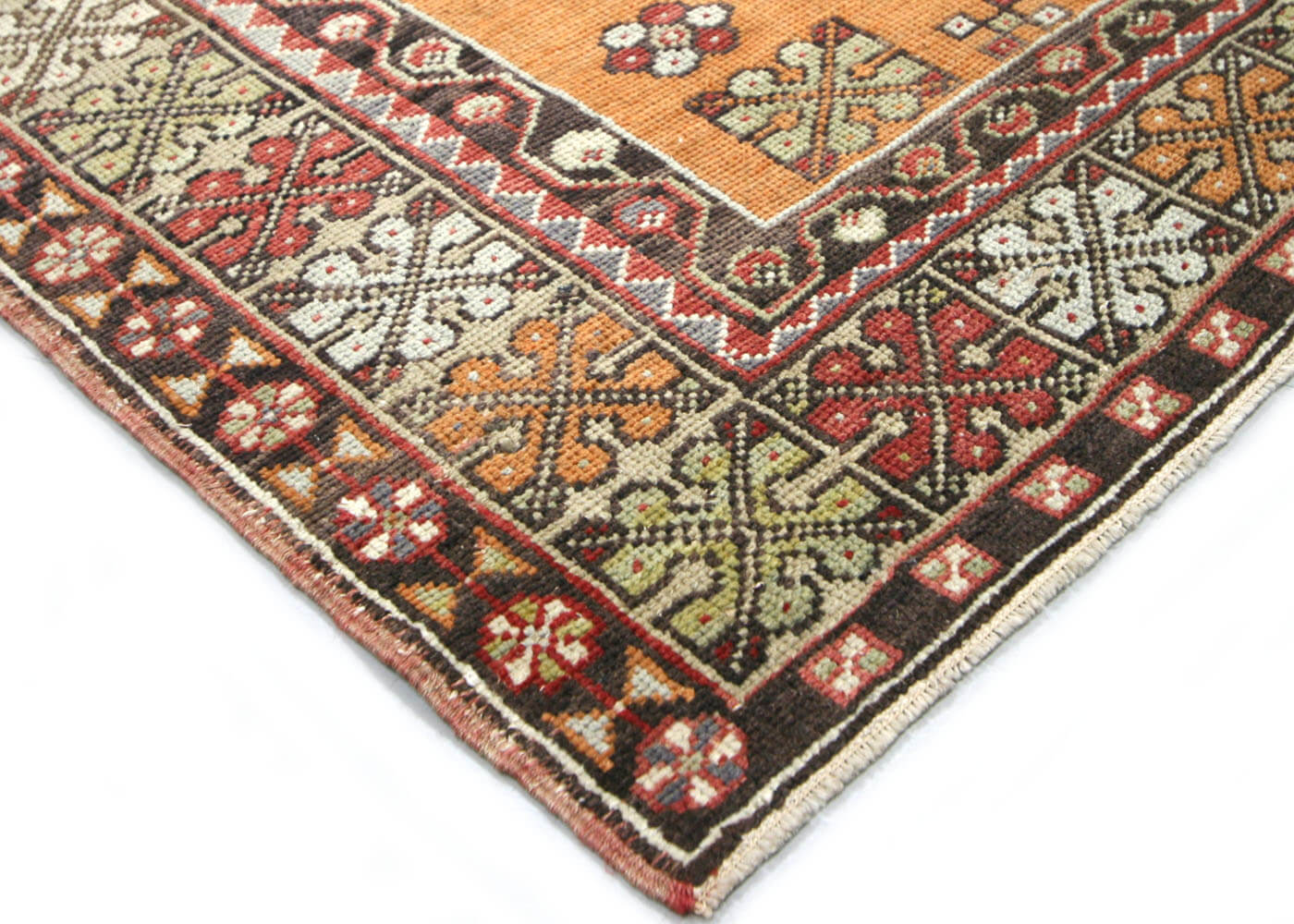 Vintage Turkish Oushak Rug - 3'11" x 6'8" - 140413