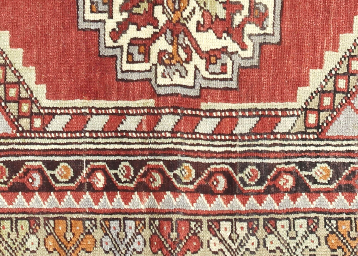 Vintage Turkish Oushak Rug - 3'11" x 6'8" - 140413