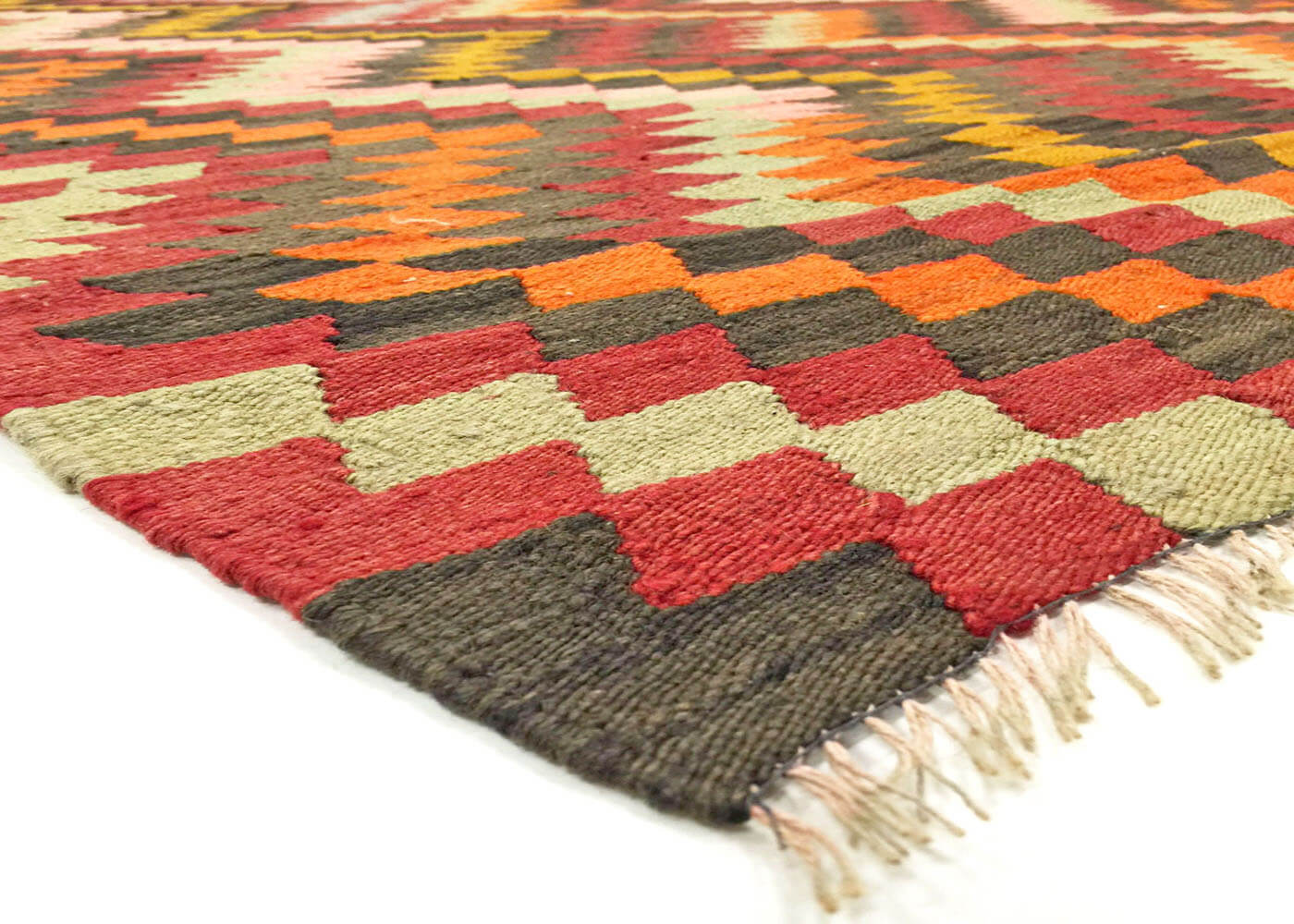 Vintage Turkish Kilim - 5'10" x 8'5" - 140428