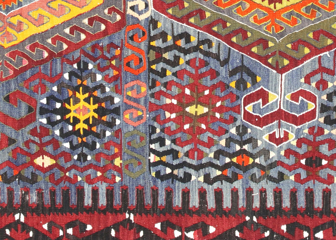 Vintage Turkish Kilim - 5'8" x 9'11" - 140431
