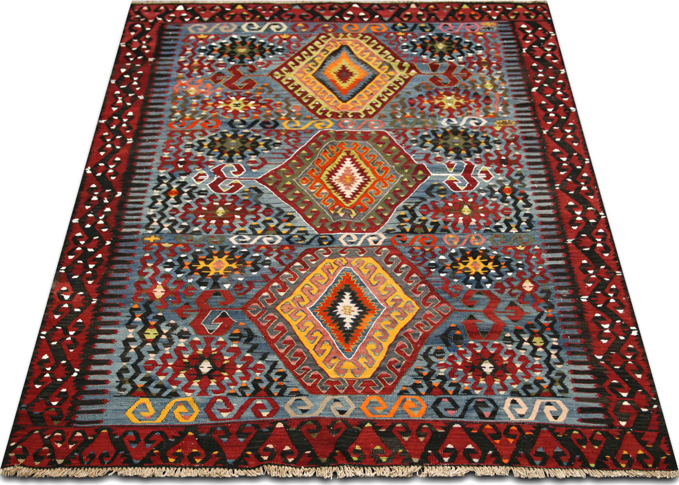 Vintage Turkish Kilim - 5'8" x 9'11" - 140431