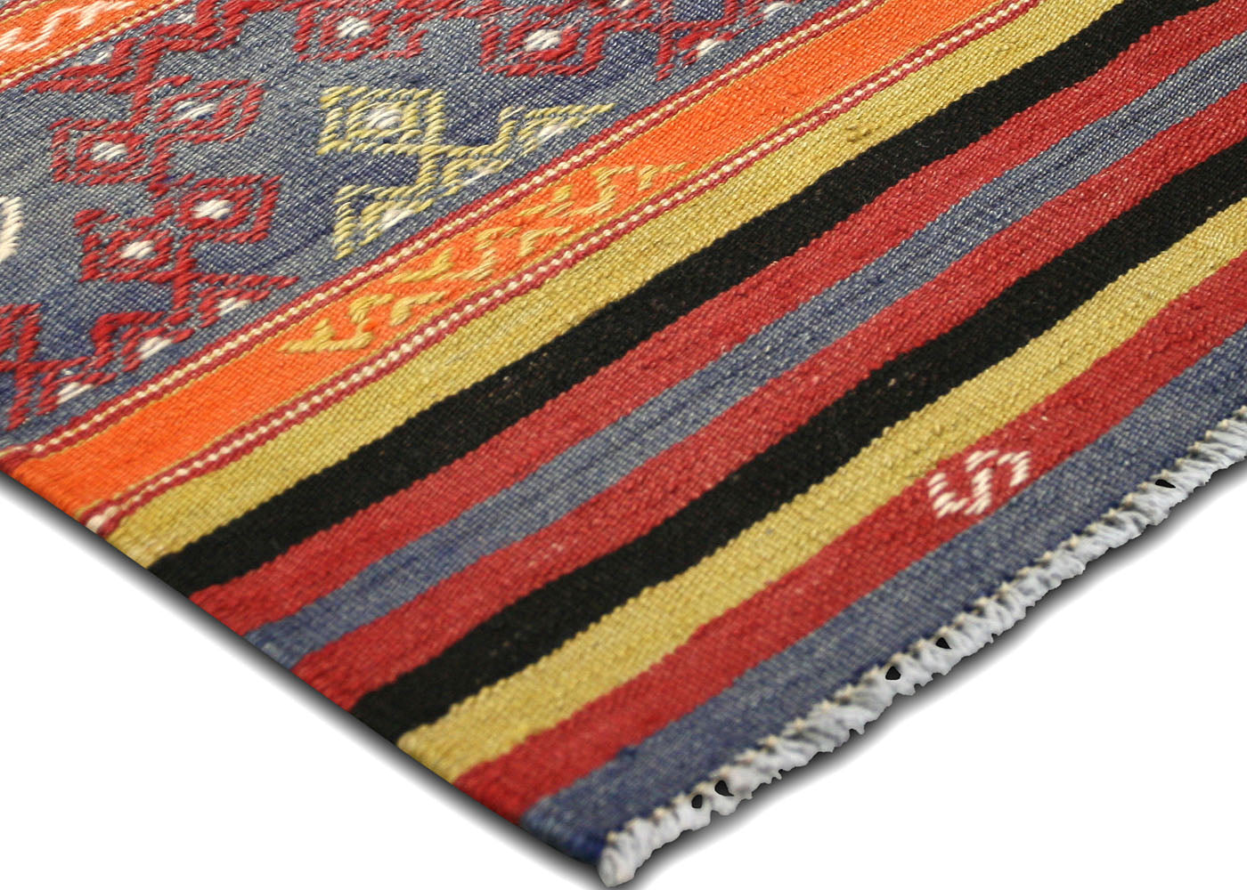 Vintage Turkish Kilim - 5'2" x 7'11" - 140443