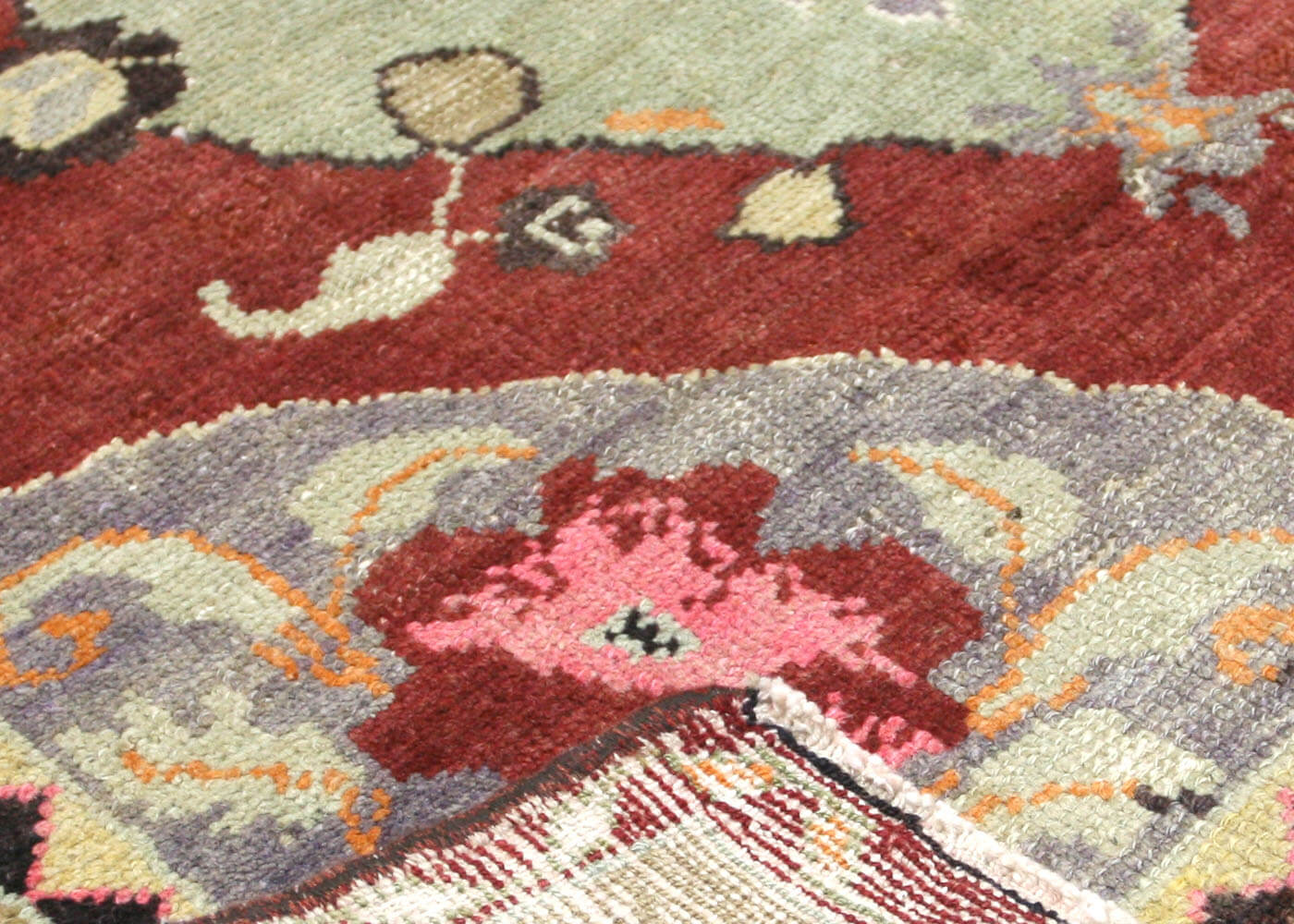 Vintage Turkish Oushak Rug - 3'3" x 5'4" - 140447
