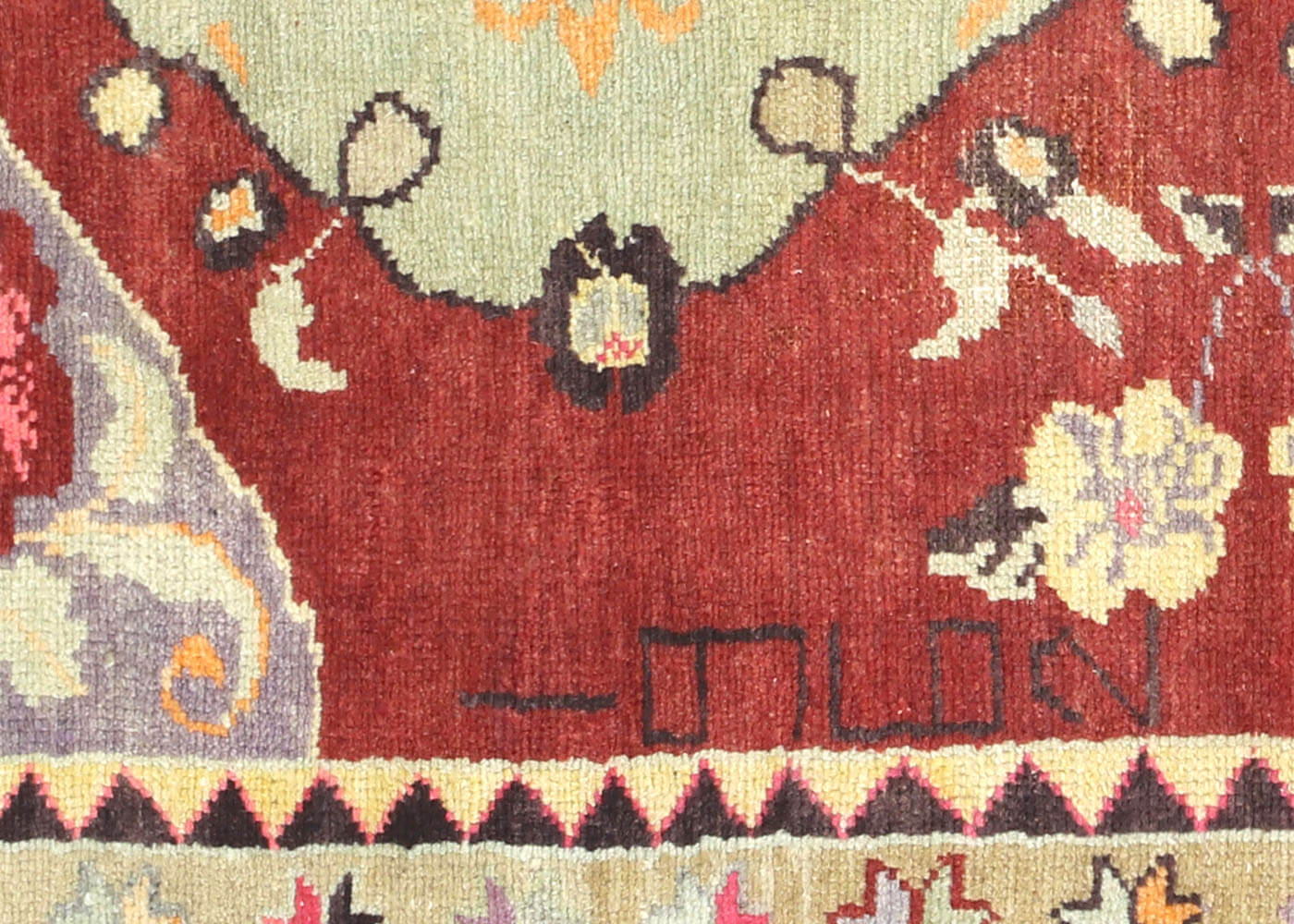 Vintage Turkish Oushak Rug - 3'3" x 5'4" - 140447