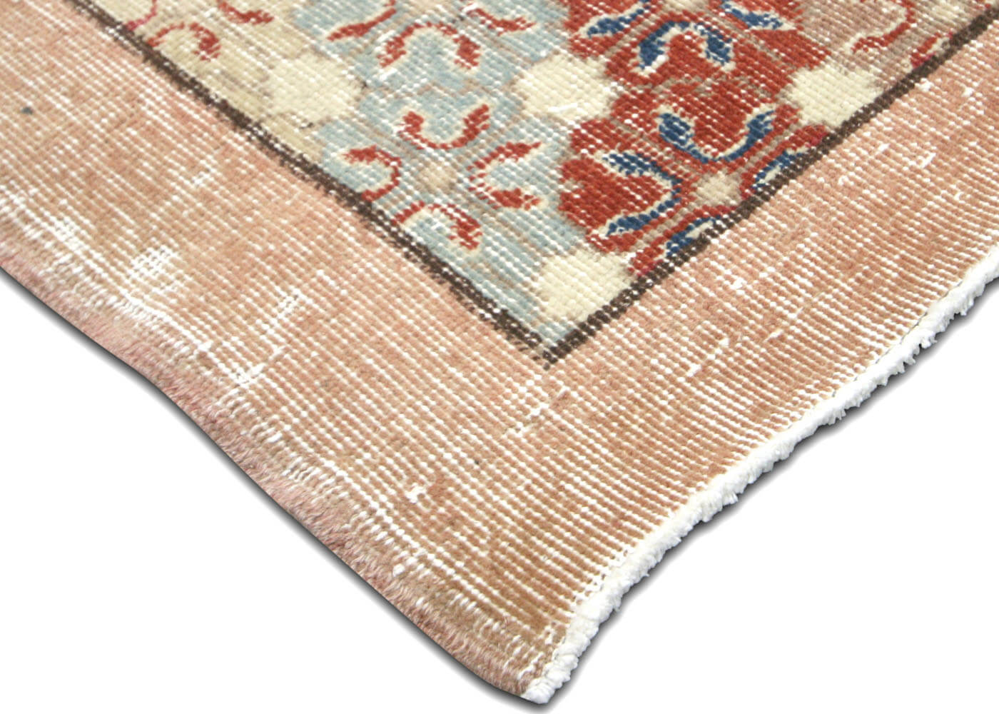 Vintage Turkish Mid-Century-Modern Rug - 7'1" x 10'5" - 140454