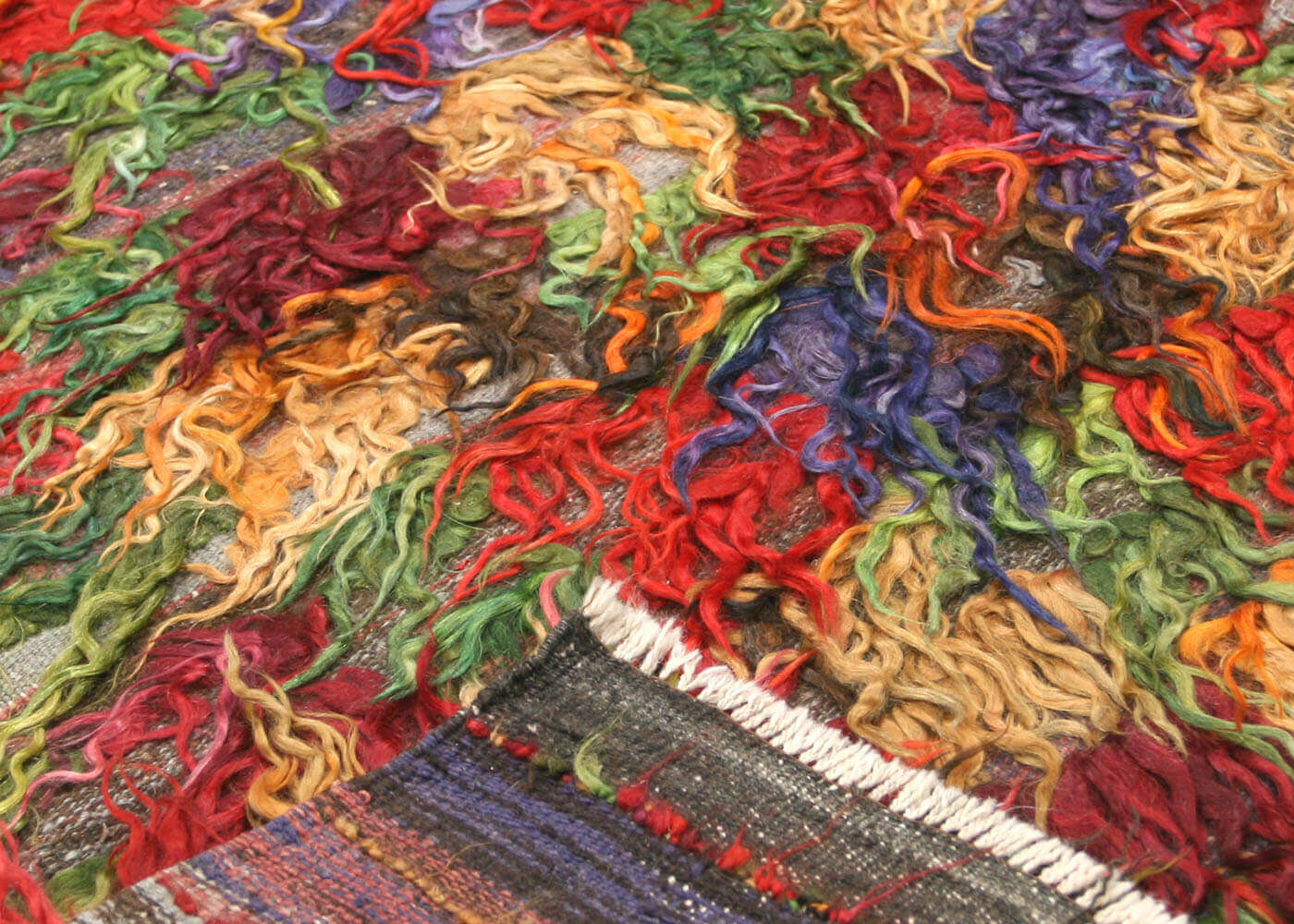 Vintage Turkish Tulu Rug - 4' x 6'6" - 140457