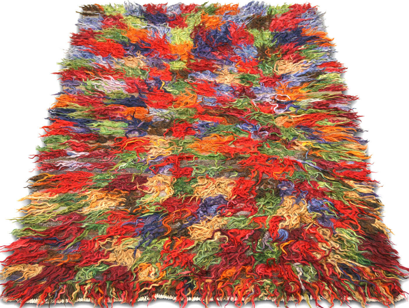 Vintage Turkish Tulu Rug - 4' x 6'6" - 140457